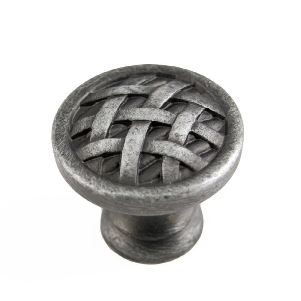 RK International CK 752-DN Distressed nickel Round Traditional Cabinet Knob