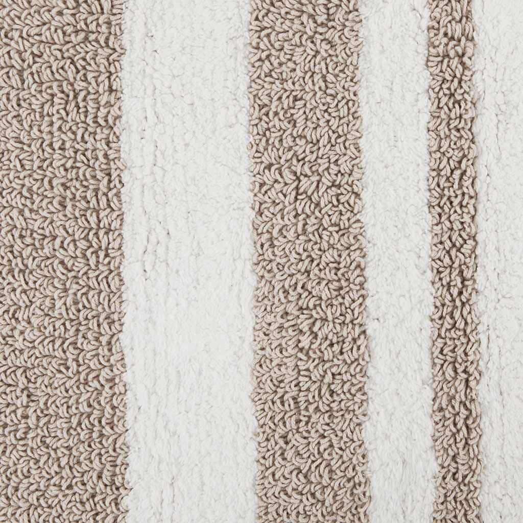 JUJABU 20-Inches Casual Stripe Cotton Reversible Curtain Panel #EBHD-14
