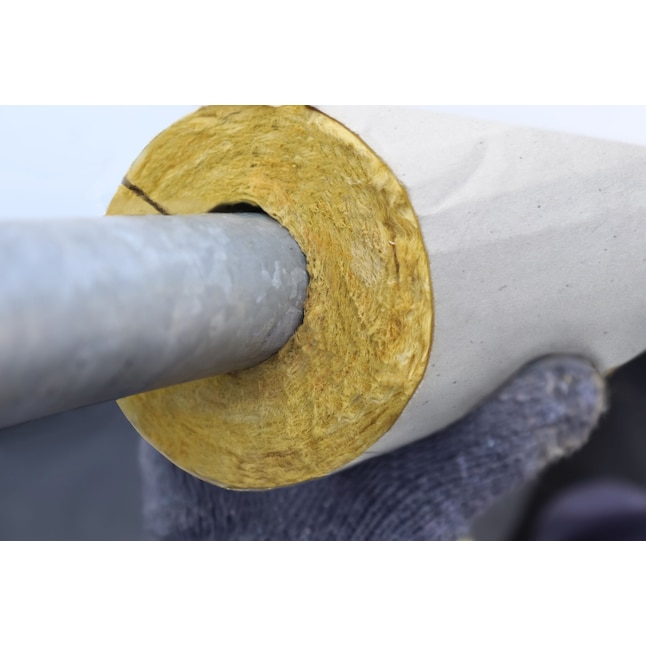 Frost King 0.5-in x 3-ft Fiberglass Tubular Pipe Insulation for 0.5-in Pipe  in the Pipe Insulation department at