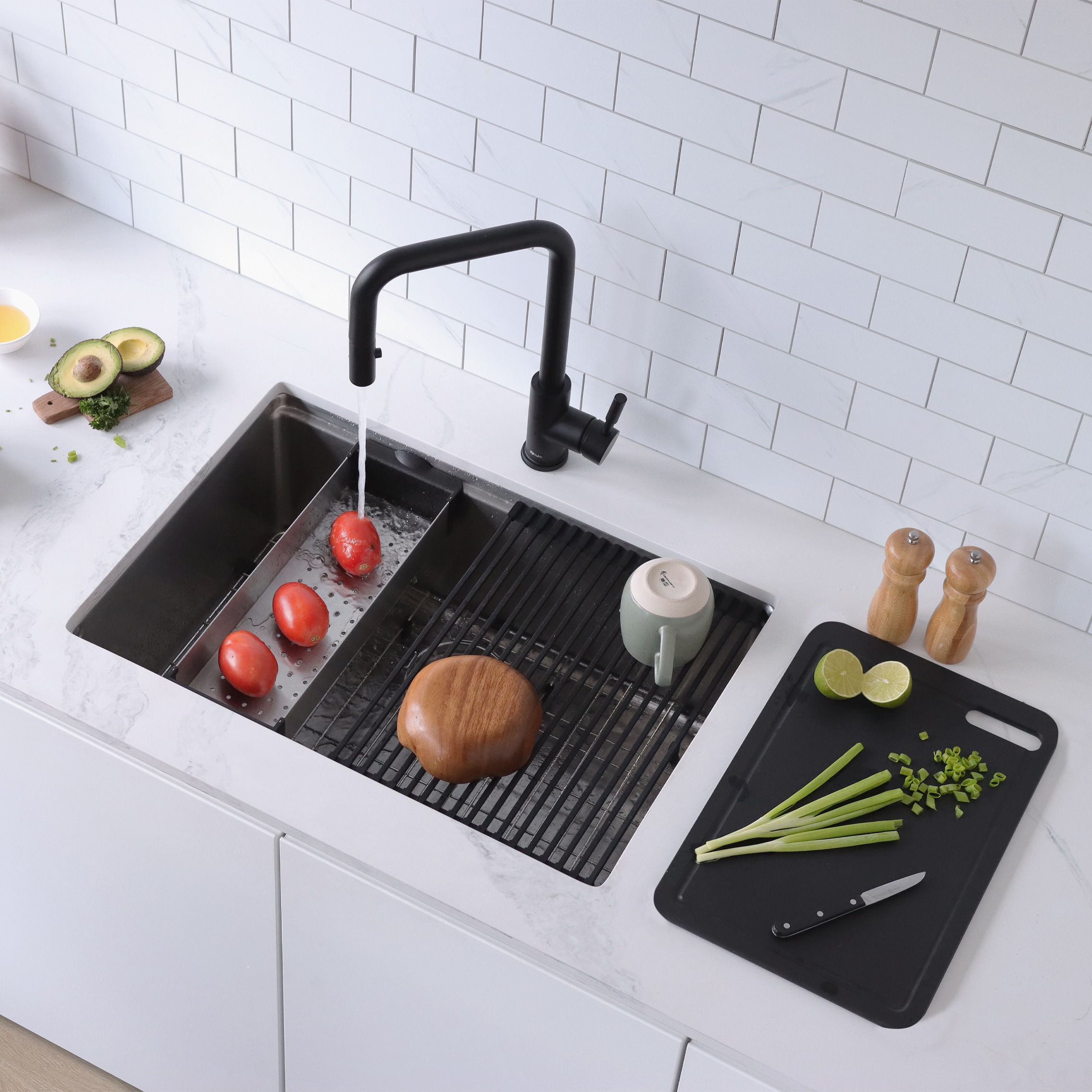 Stylish S-131W Kitchen-Sinks - View #2