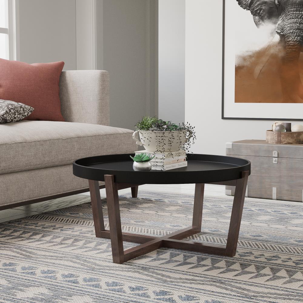 RST Brands Aster Black Modern Coffee Table at Lowes.com