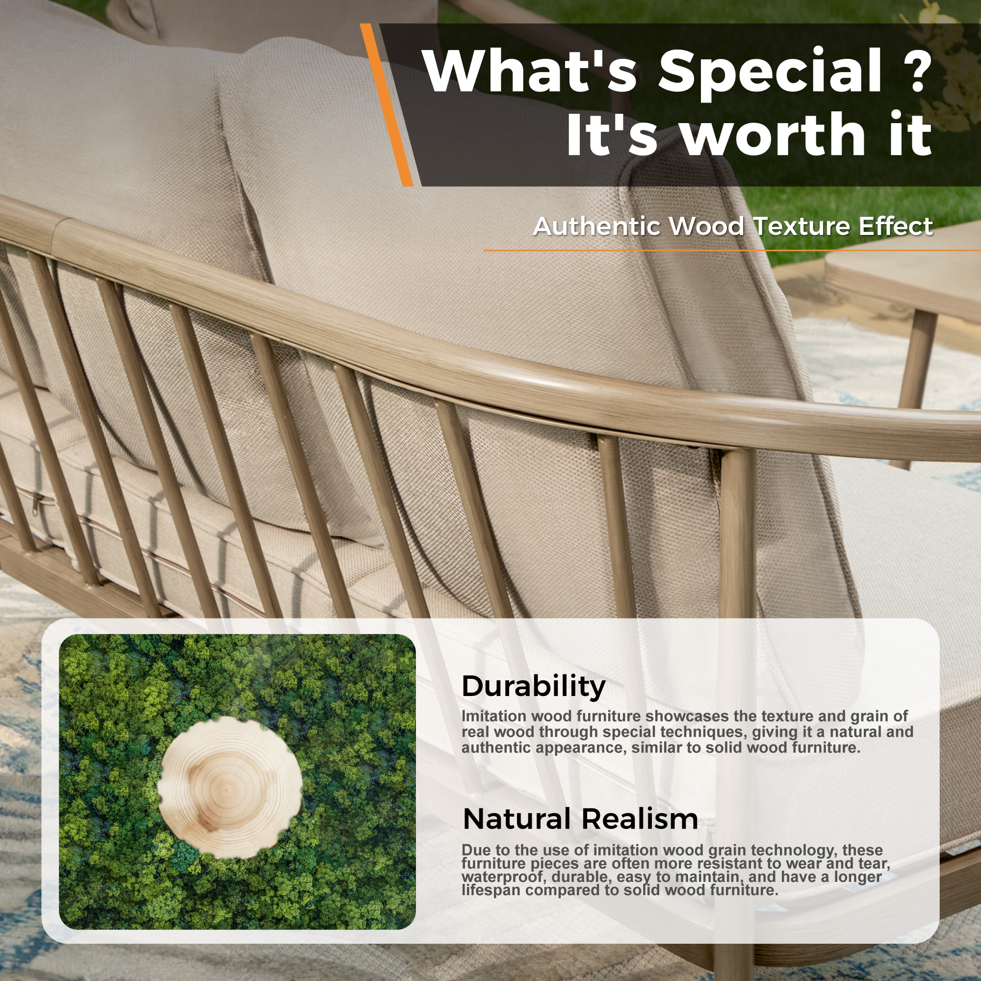 Sunshine Valley CP006-01-5 Patio-Conversation-Sets - View #2