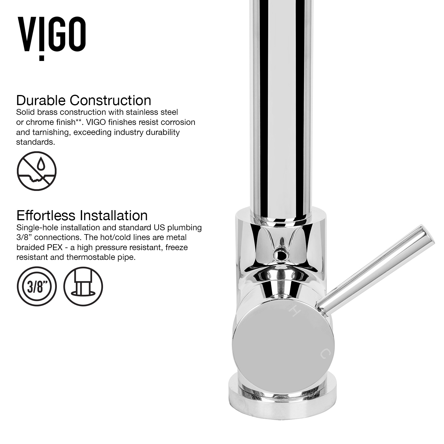 VIGO VG02007CH Kitchen-Faucets - View #8