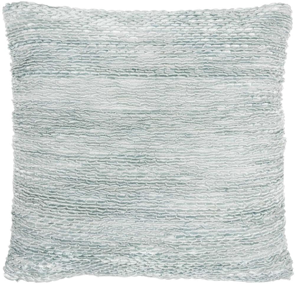 Mina Victory 798019076078 Lifestyles 20-in x 20-in Green Square Indoor Decorative Pillow