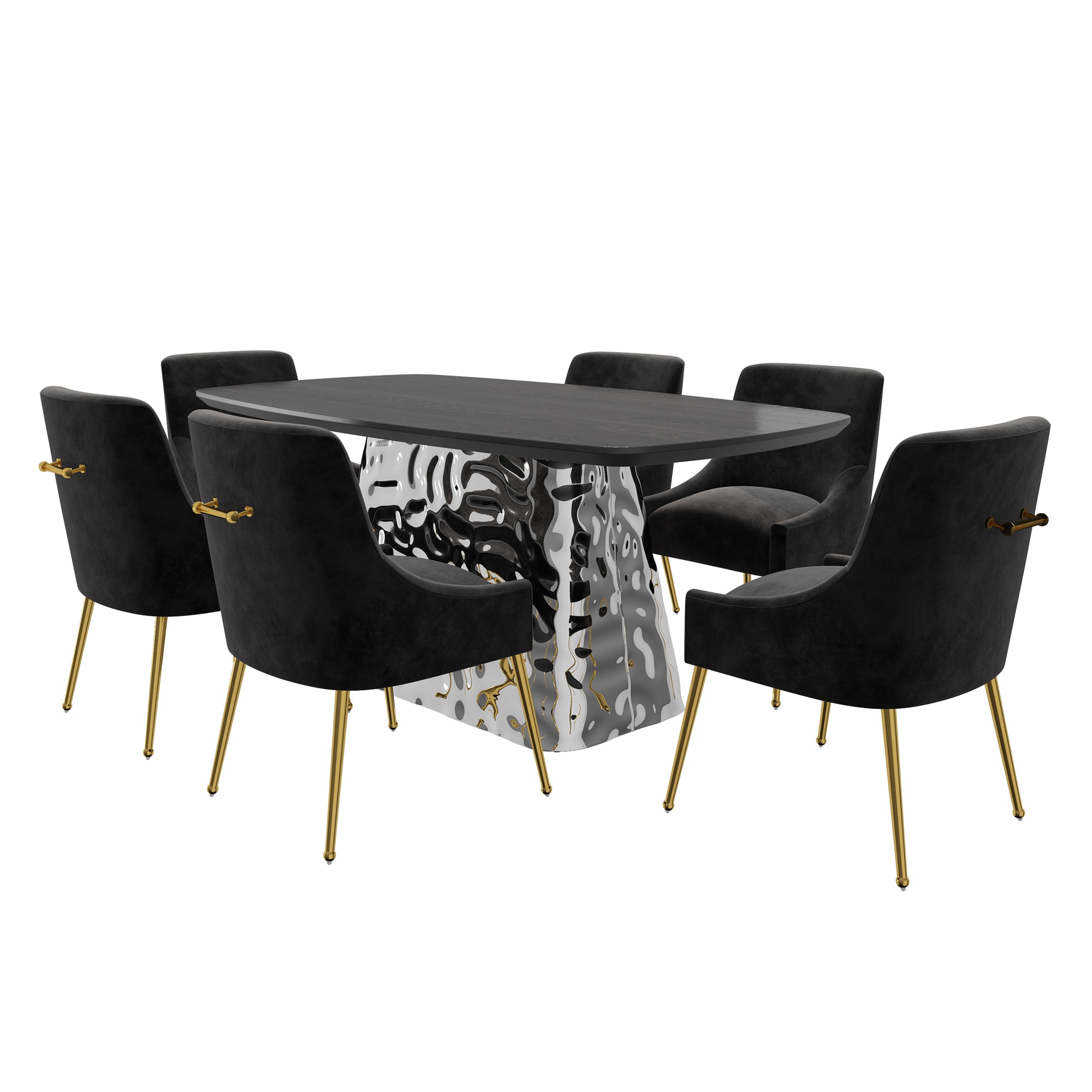 Clihome CL-1676D700BK Dining-Sets - View #2