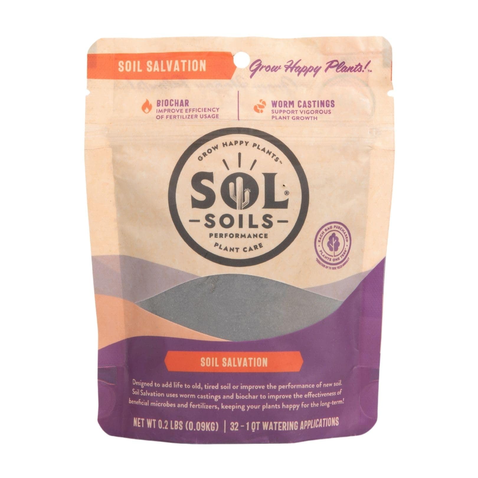 Sol Soils - Sol Biotics Soil Salvation - Soil Enhancer with Microbial Booster to Enhance The Hea...