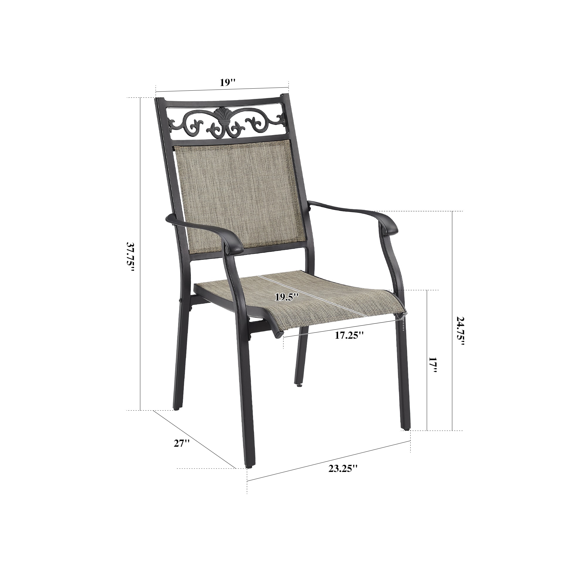 PEAK HOME FURNISHINGS 970429 Patio-Chairs - View #3