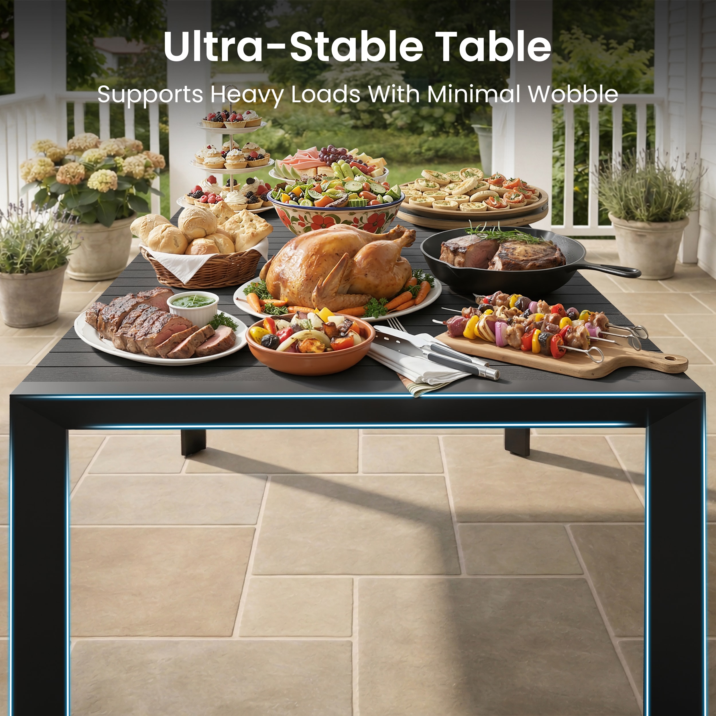 Crestlive Products CL-TB062BLK240 Patio-Tables - View #3