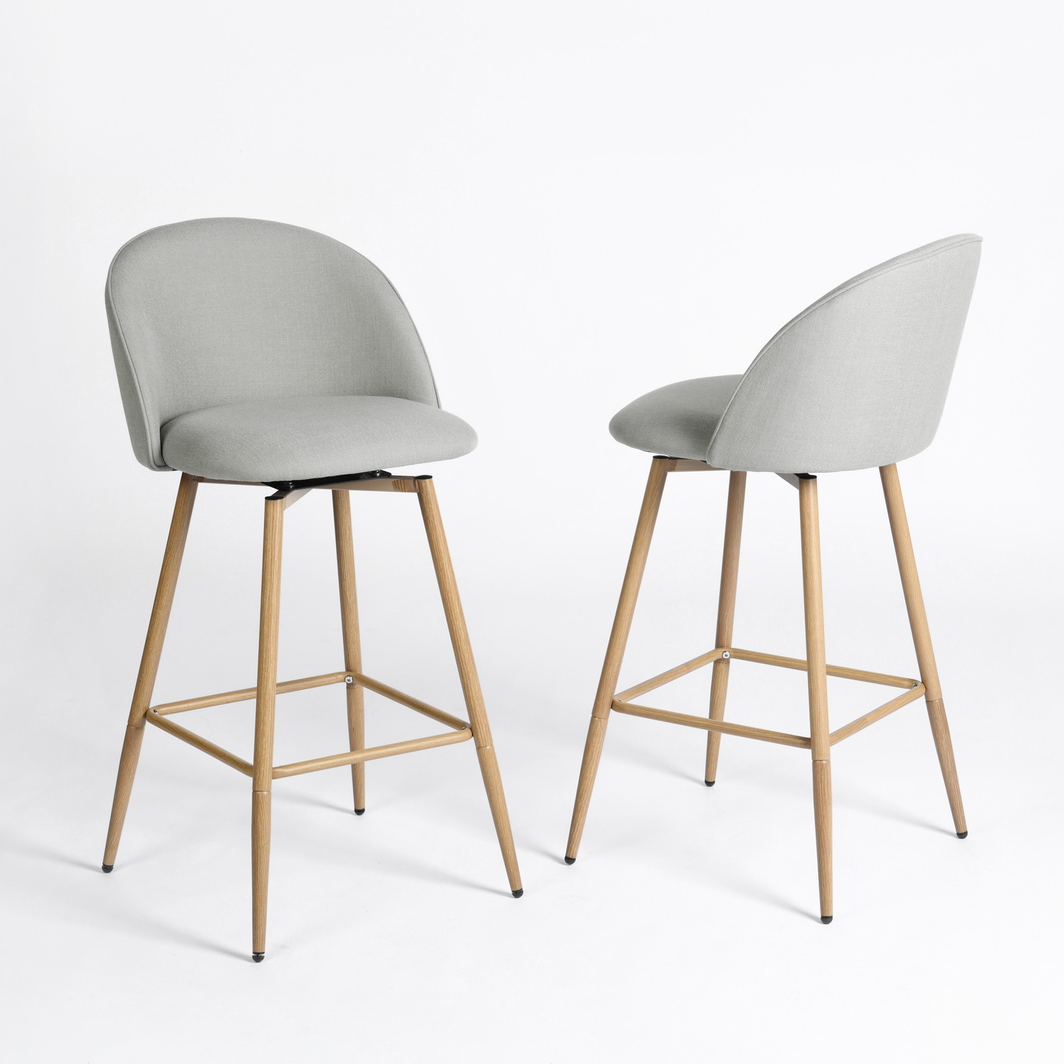 Homy Casa HASEEB GREY 2 stools - View #8