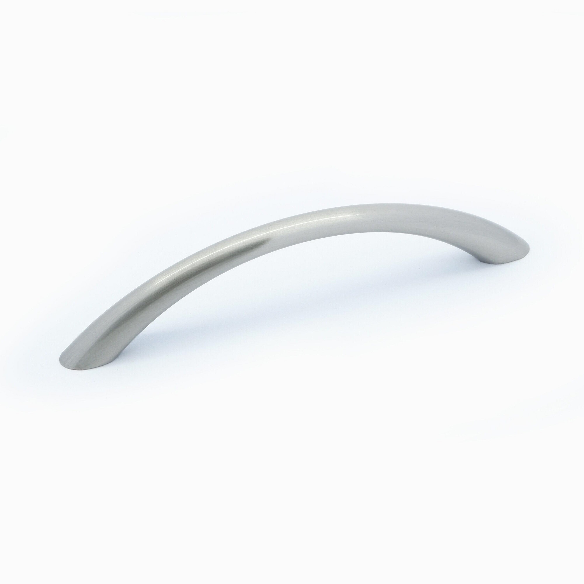 allen + roth DMZ-21939-96 Krystyn 3-7/9-in , 96mm Center to Center Satin nickel Arch Handle