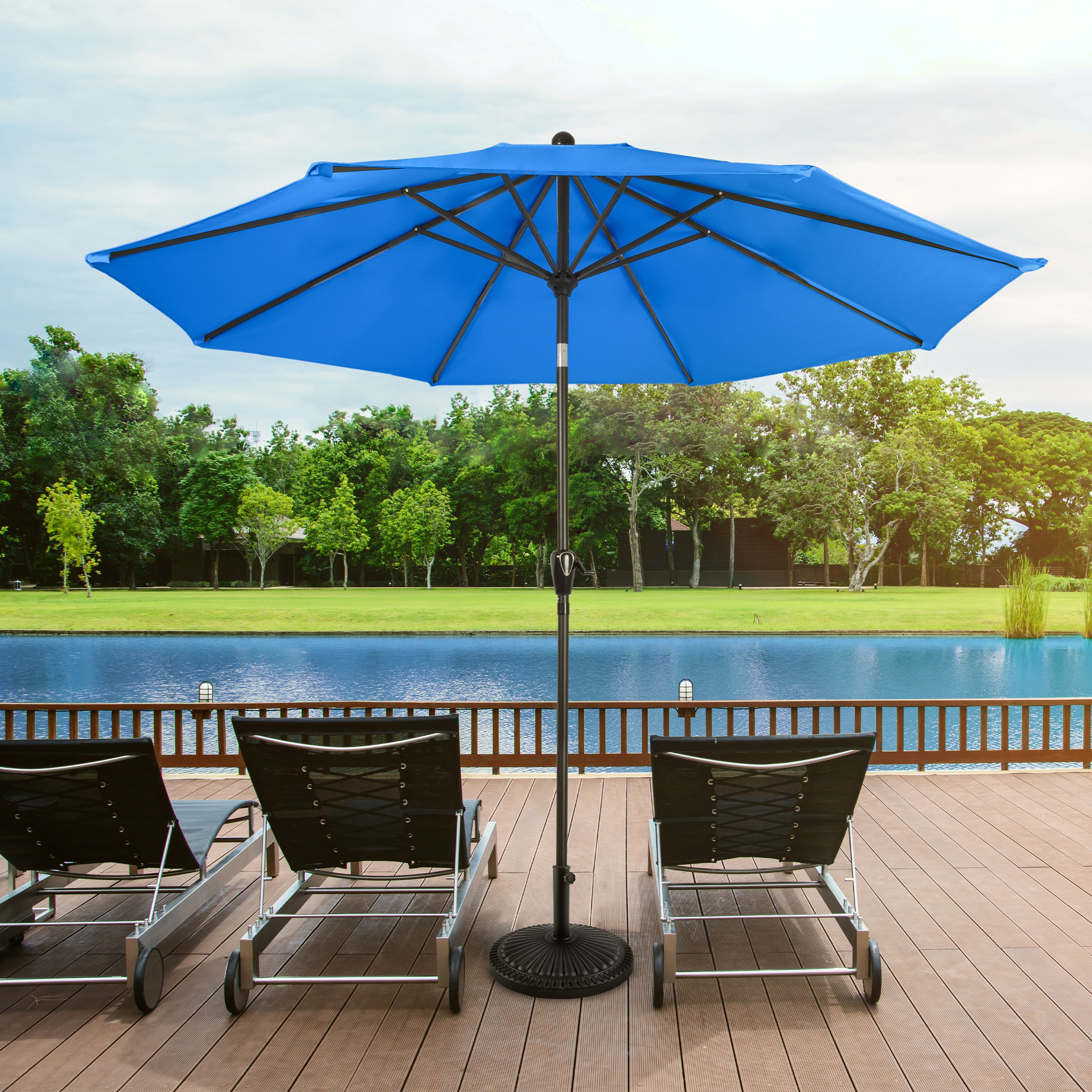Pure Garden 50-LG1035B Umbrellas-2 - View #8