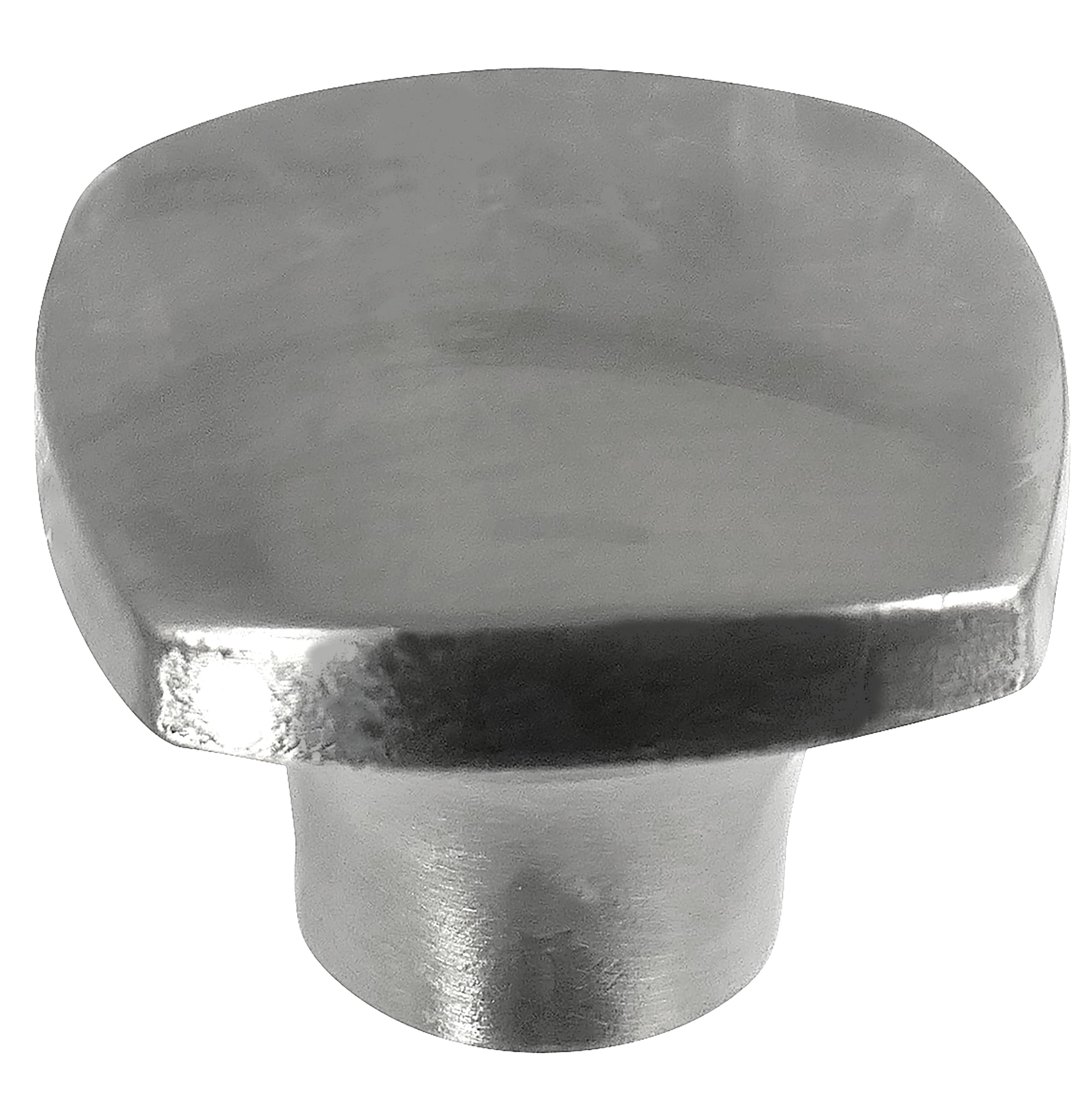 Laurey 74428 Aventura 1-1/4-in Satin Nickel Square Modern Cabinet Knob