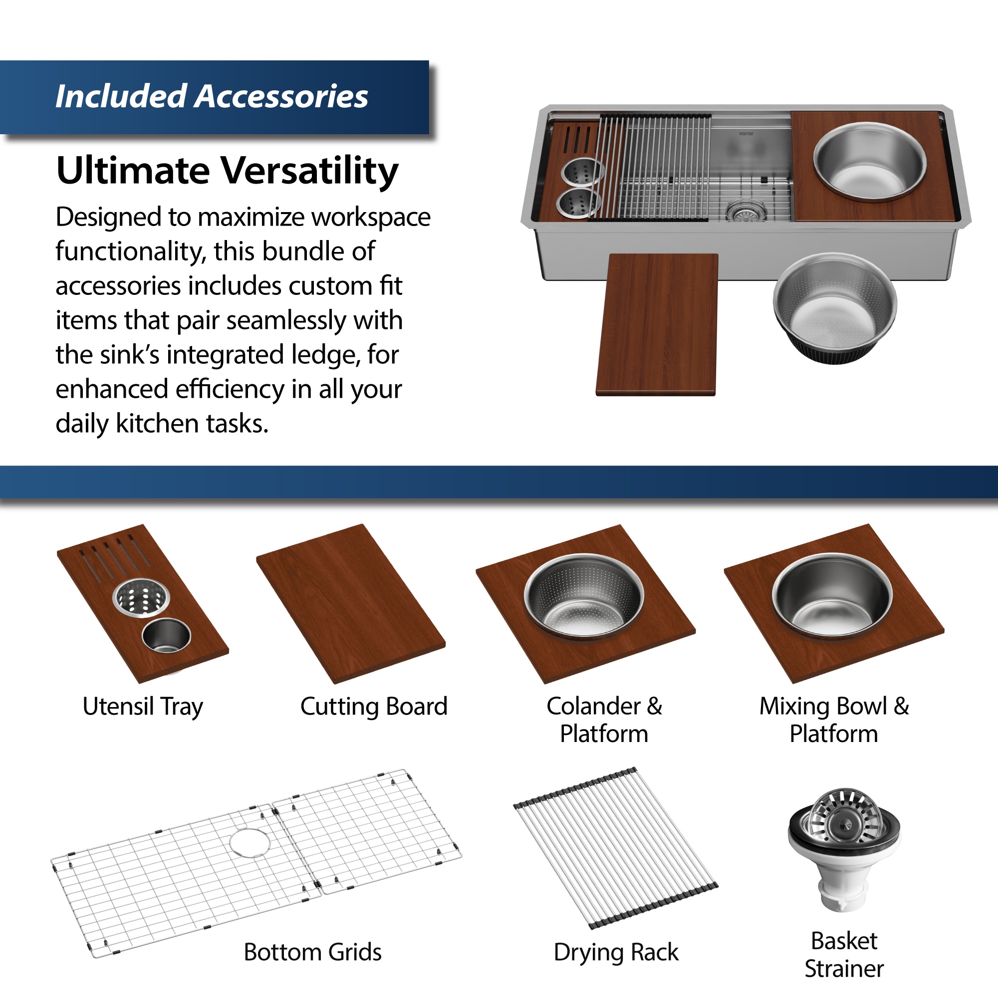 Karran WS-90-PK1 Kitchen-Sinks - View #5