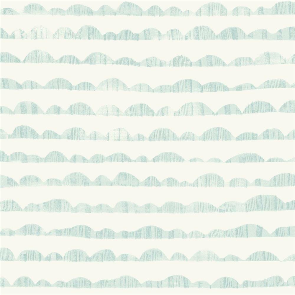 Magnolia Home MK1141 56-sq ft Marine Blue Paper Abstract Prepasted Soak and Hang Wallpaper