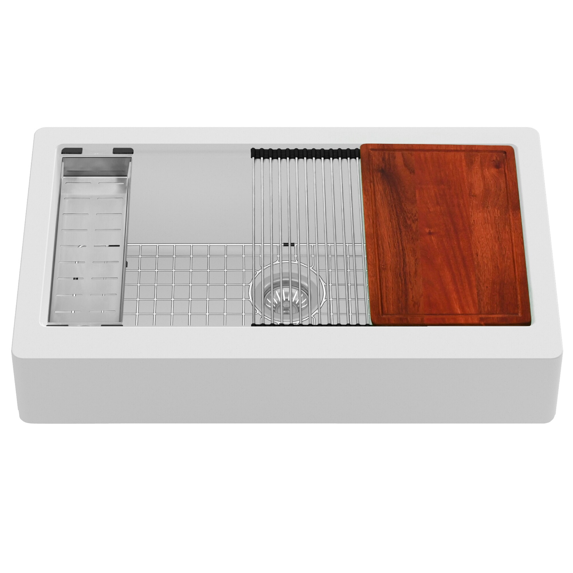 Karran QARWS-740-WH Kitchen-Sinks - View #2