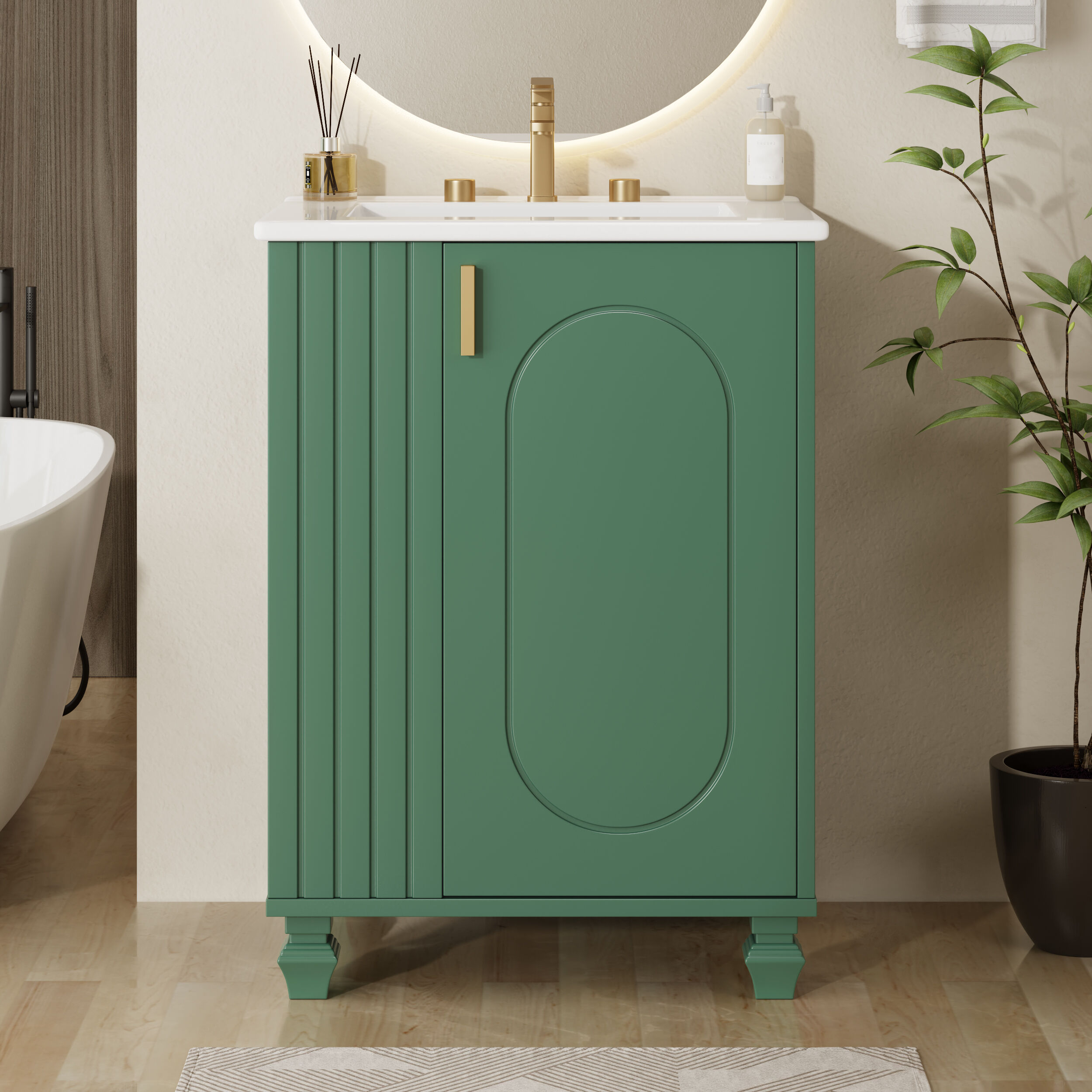 JEAREY DJ29-24GN Bath-Vanity-Combo - View #2