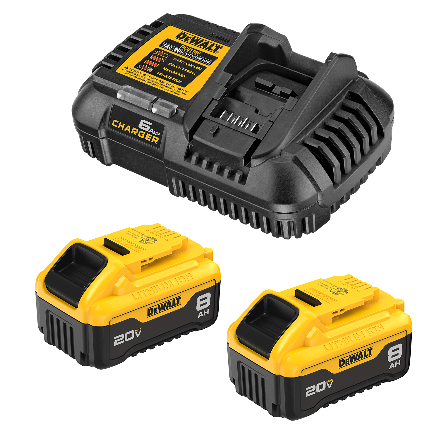 Save $240: DEWALT® 20V MAX 2-Pack Battery & Charger