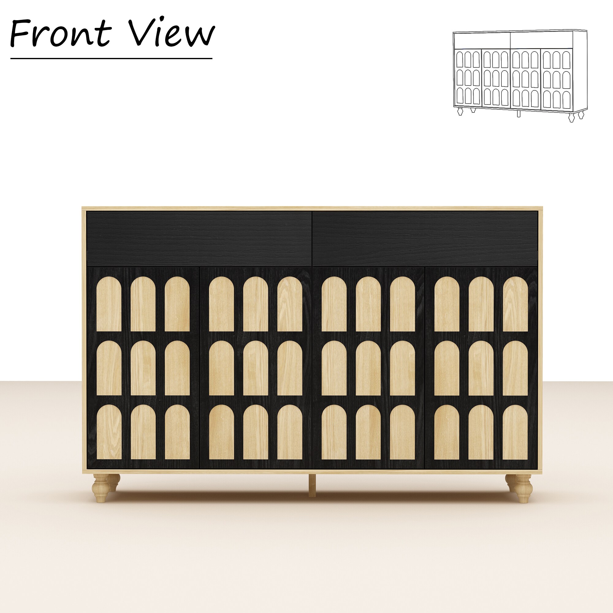 FUFU&GAGA KF390097-01 Dining-Kitchen-Storarge - View #6