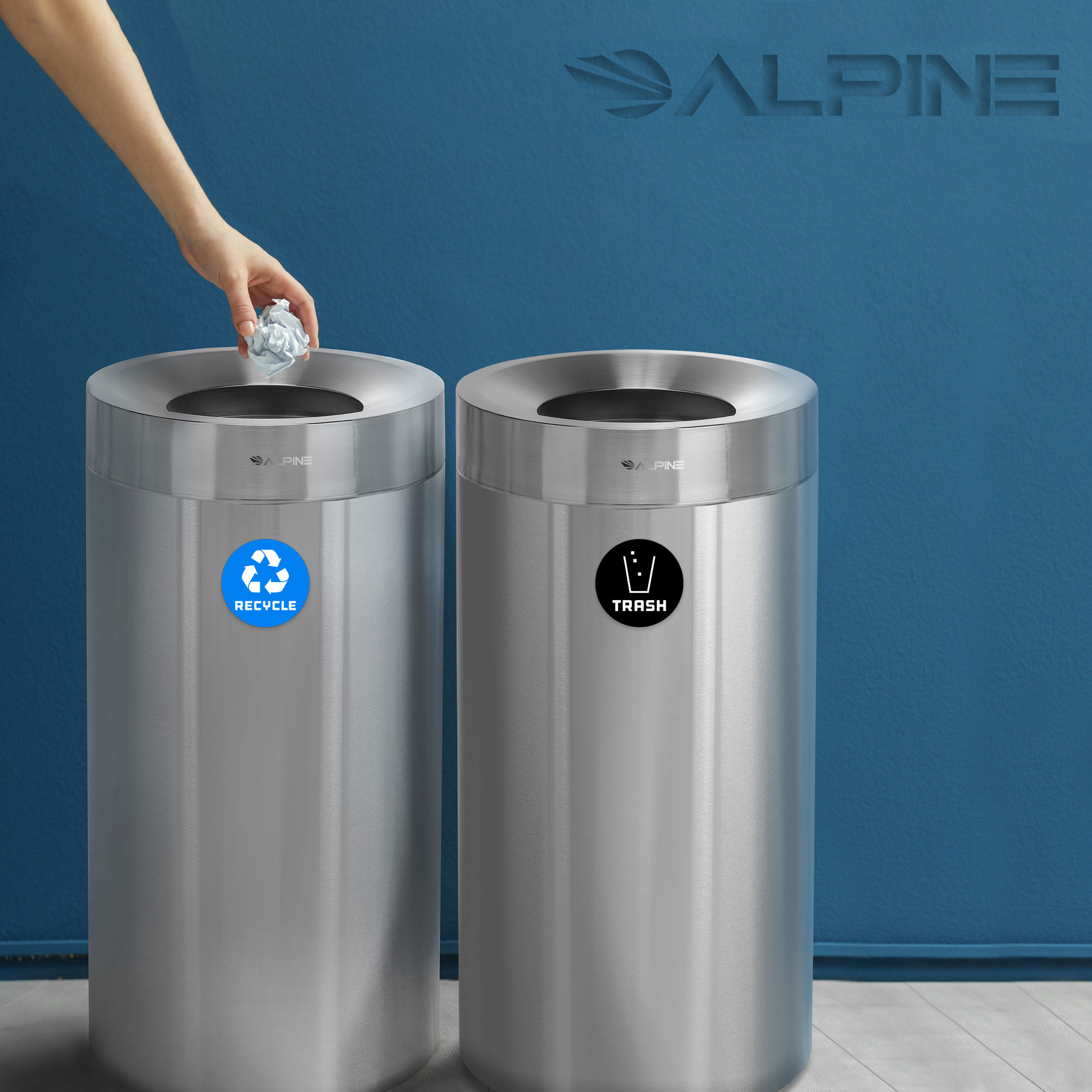Indoor 18-Inch-Wide Trash Cans at Lowes.com