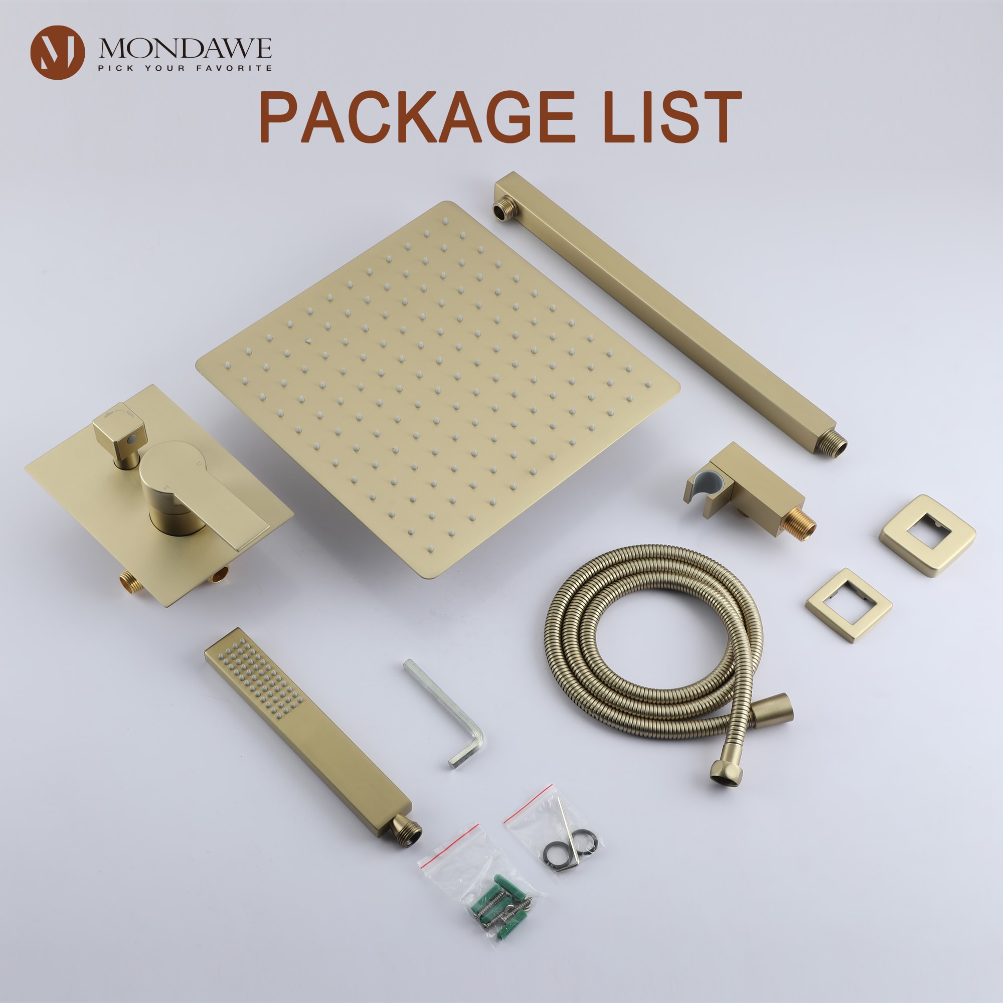 Mondawe MD-SMD03BG Showerhead-Bar-Panels - View #5