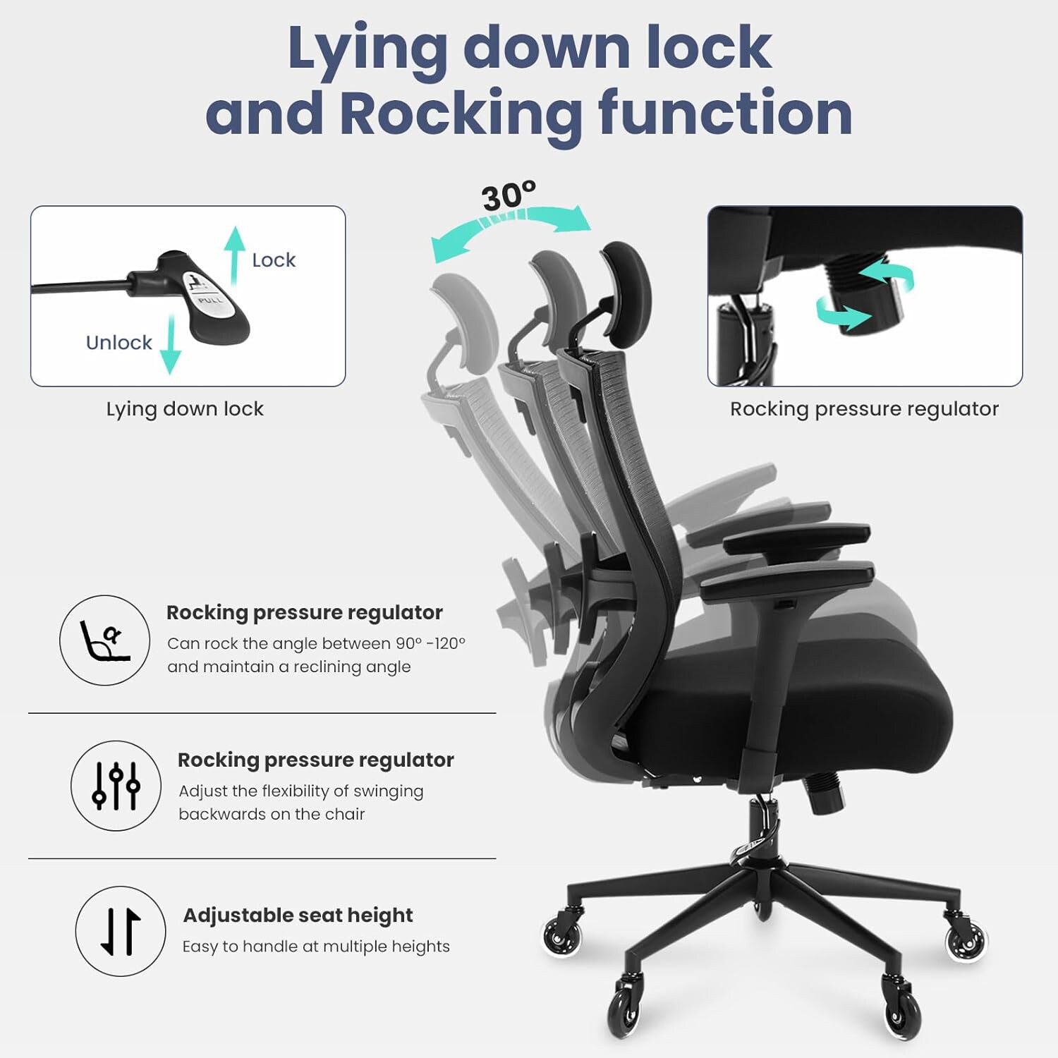 Mondawe MO-HW65402BK-2 Office-Chairs - View #6