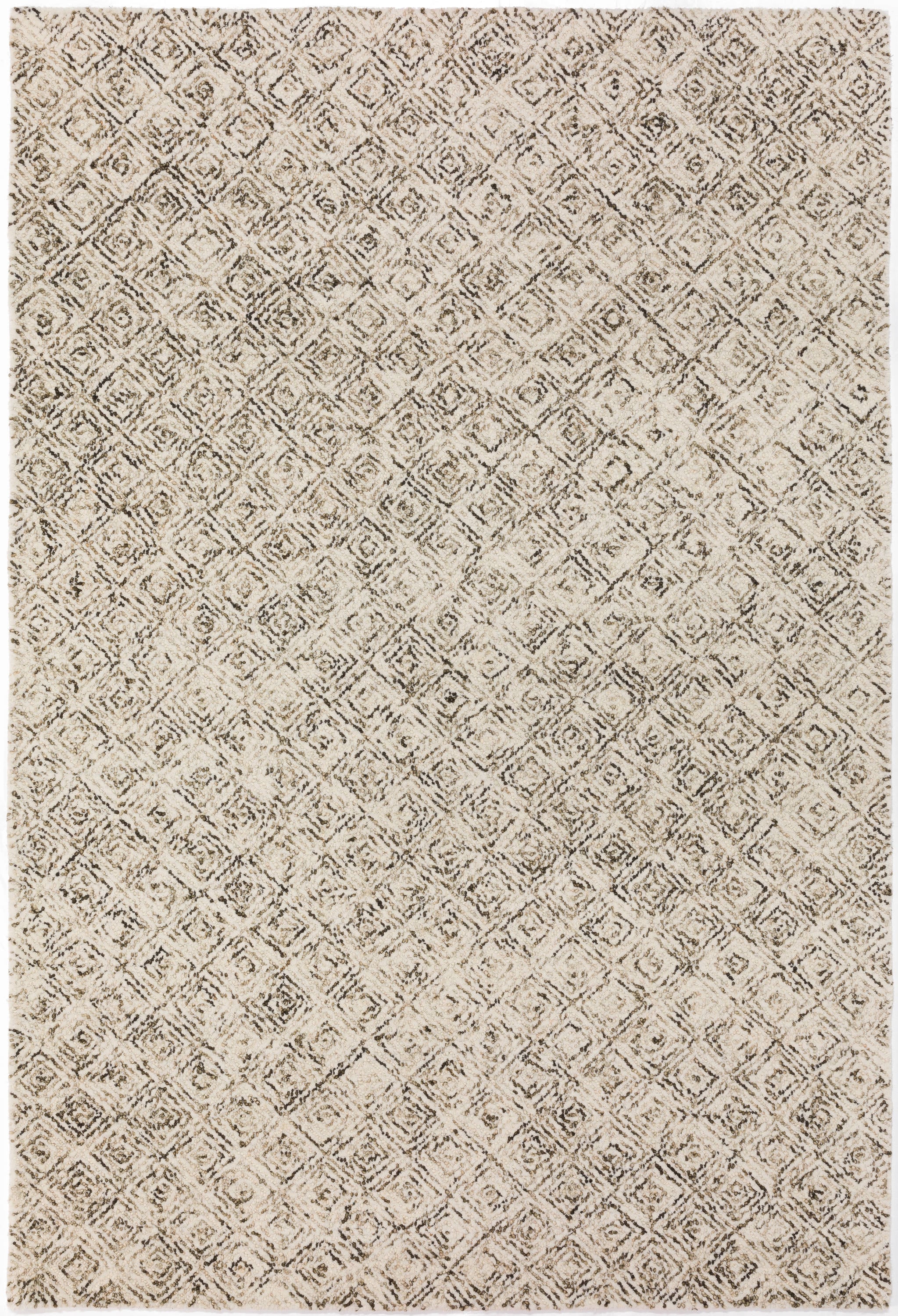 Addison Rugs ADL31CO4X6 Delilah 4 X 6 (ft) Wool Brown Indoor Geometric Bohemian/Eclectic Area Rug