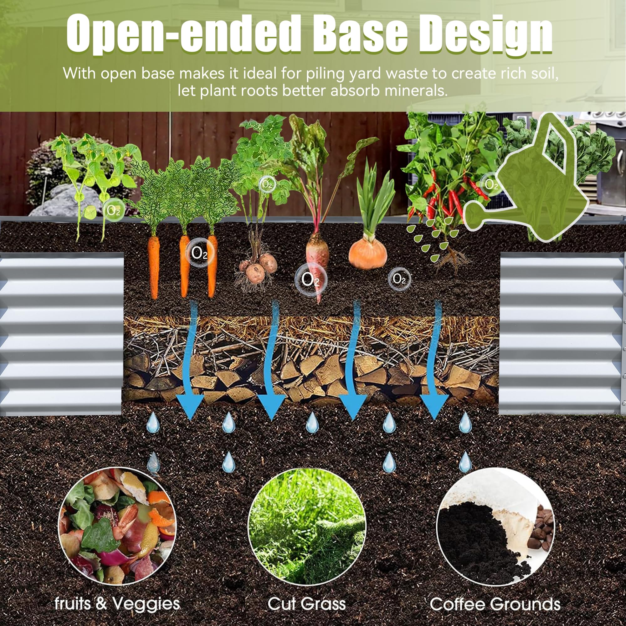 AHIOU HOME ZAAHG-P197905GB Raised-Garden-Beds - View #5