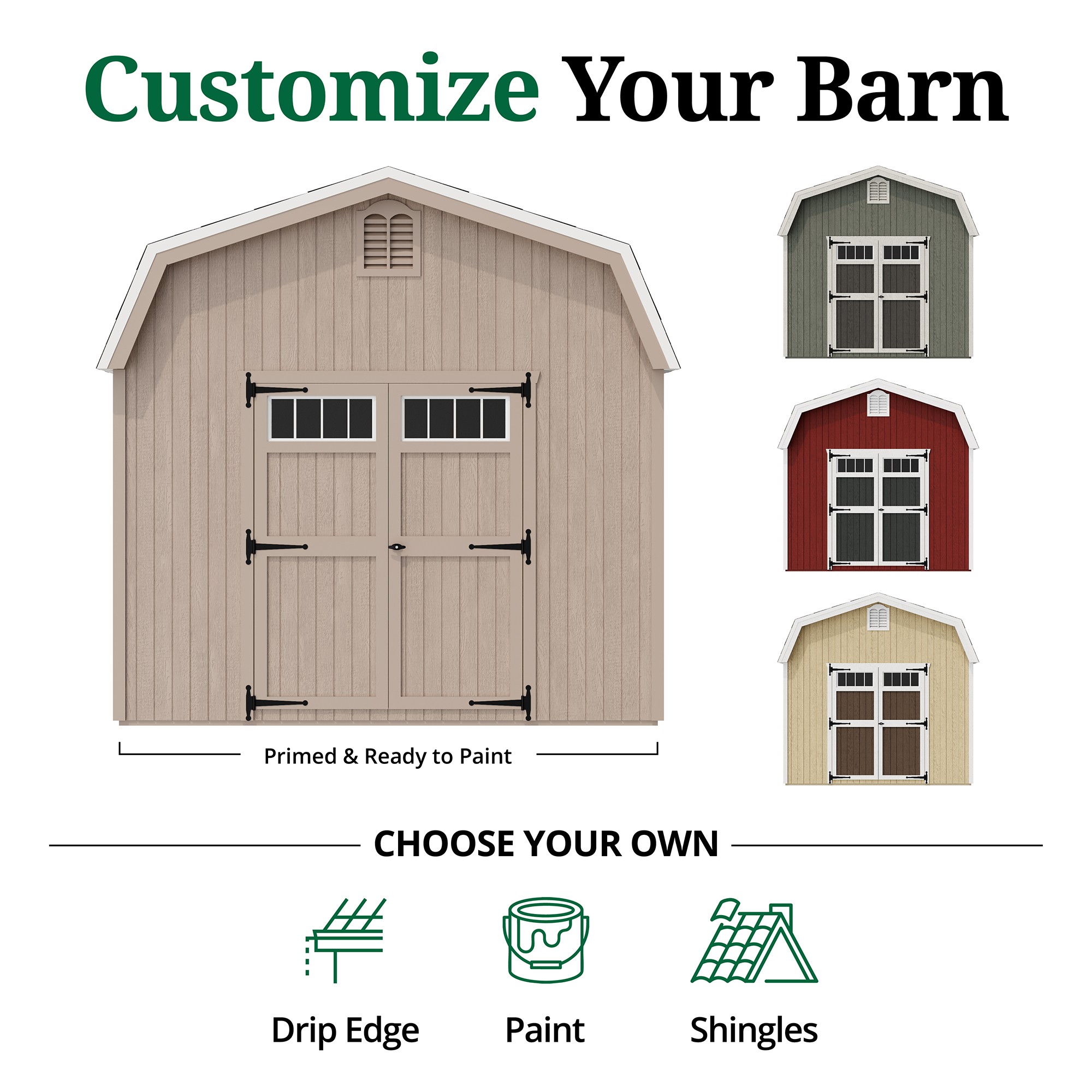 Little Cottage Co 10X18 WBCGS-PC Wood-Storage-Buildings - View #11