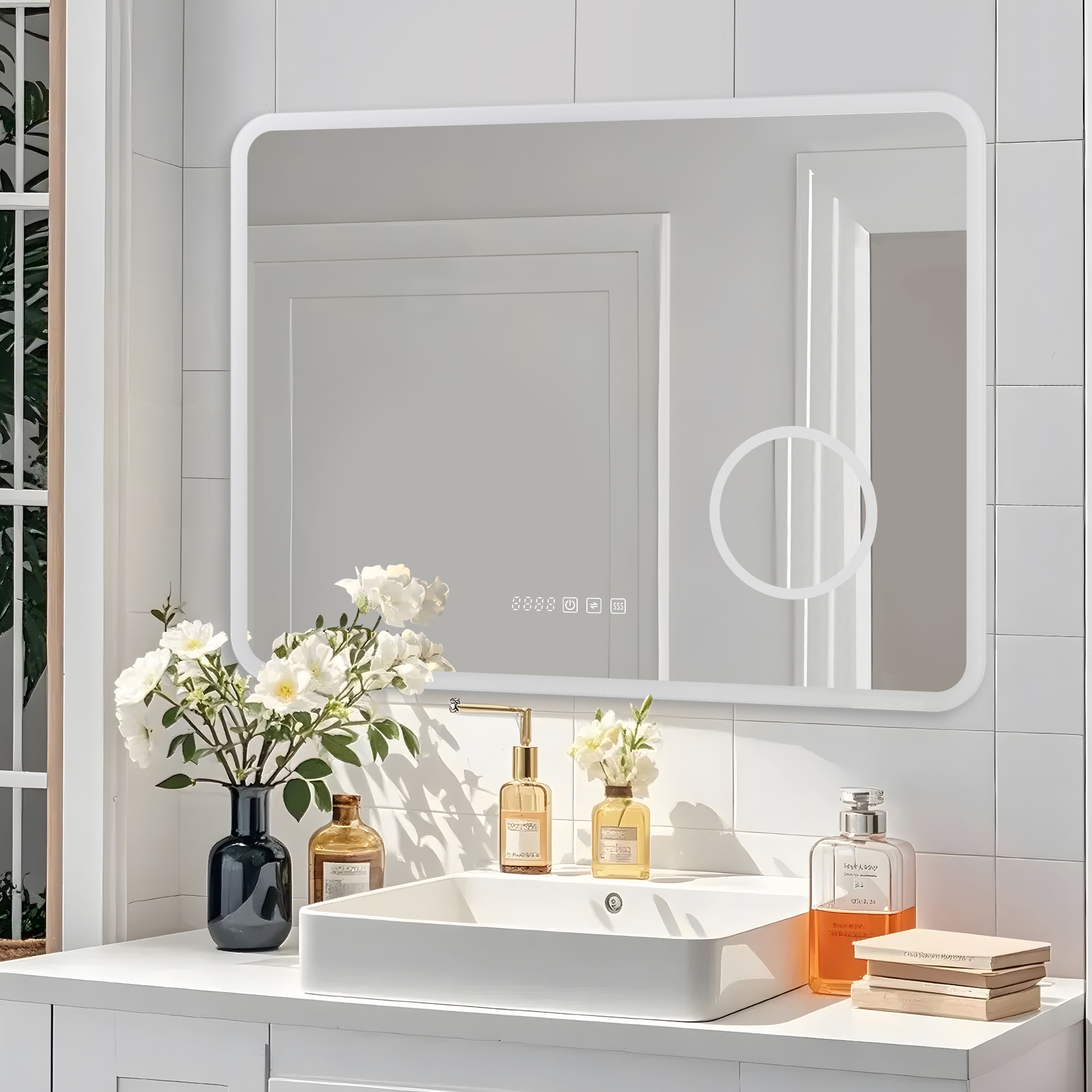 JEAREY JE-EDXJS-10FT-YE Framed-Bath-Mirrors - View #2