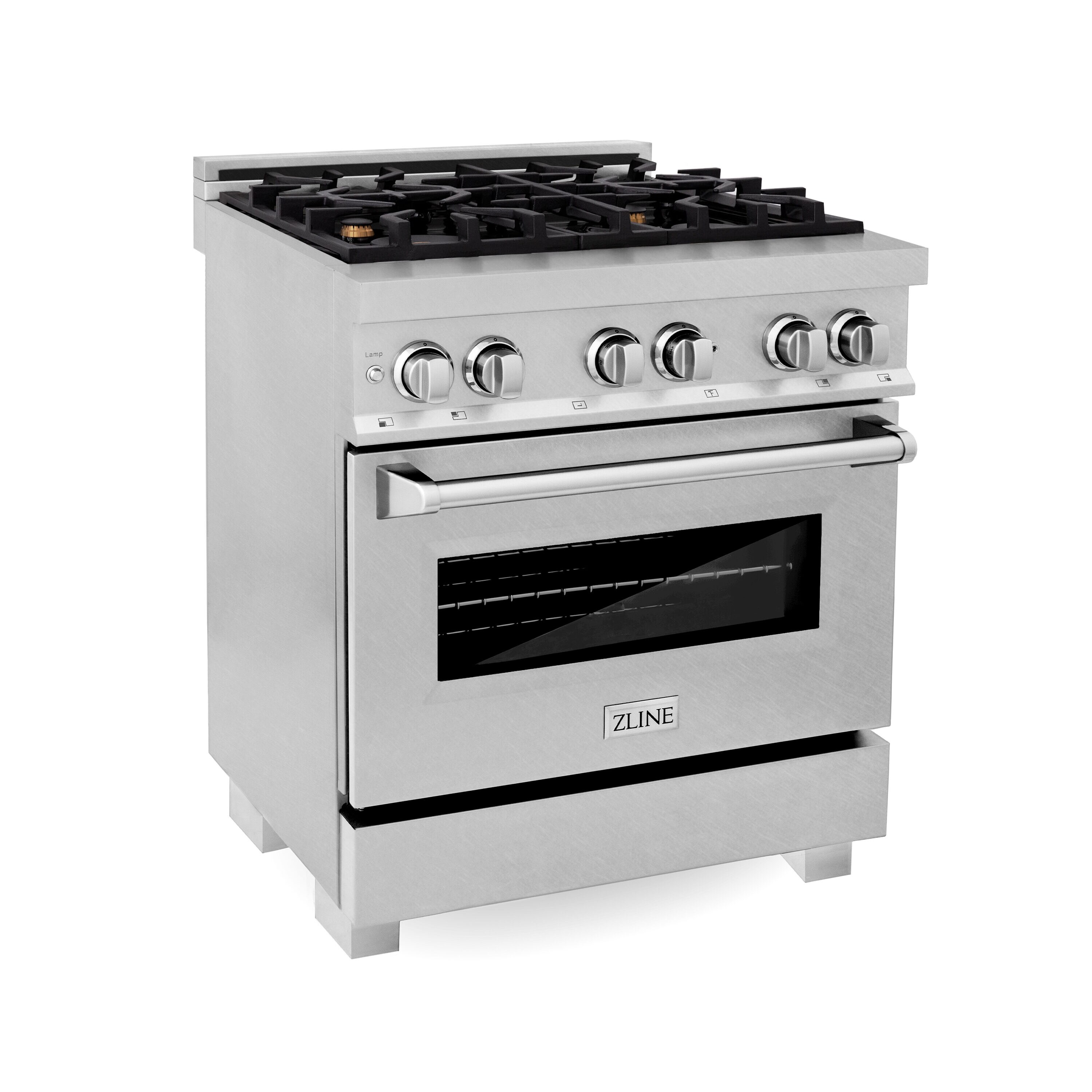ZLINE KITCHEN & BATH RAS-SN-BR-30 Legacy 30-in Deep recessed 4 burners Convection Oven Freestanding Dual Fuel Range ( Fingerprint Resistant Stainless Steel )