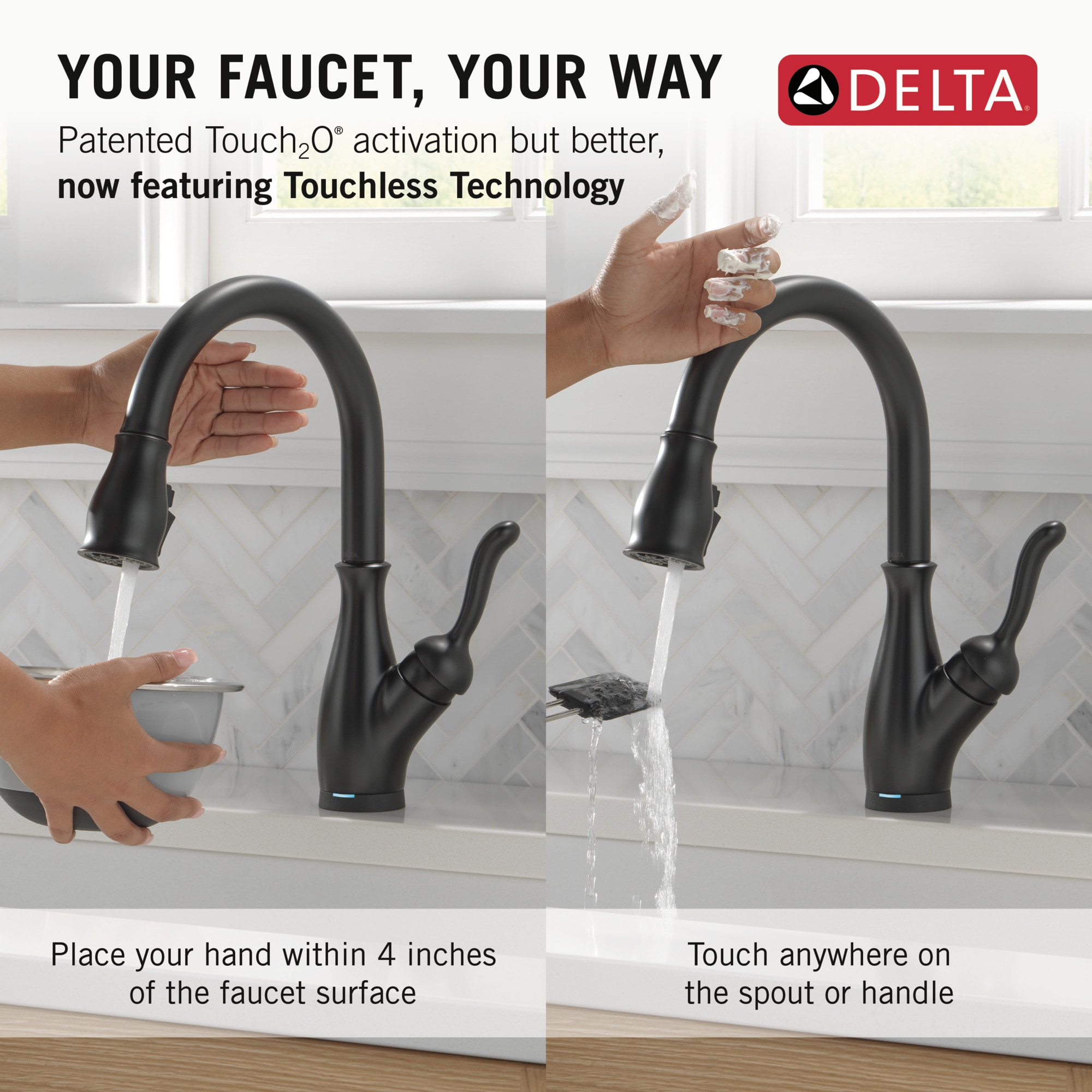 Delta 9178TL-BL-DST Kitchen-Faucets - View #2