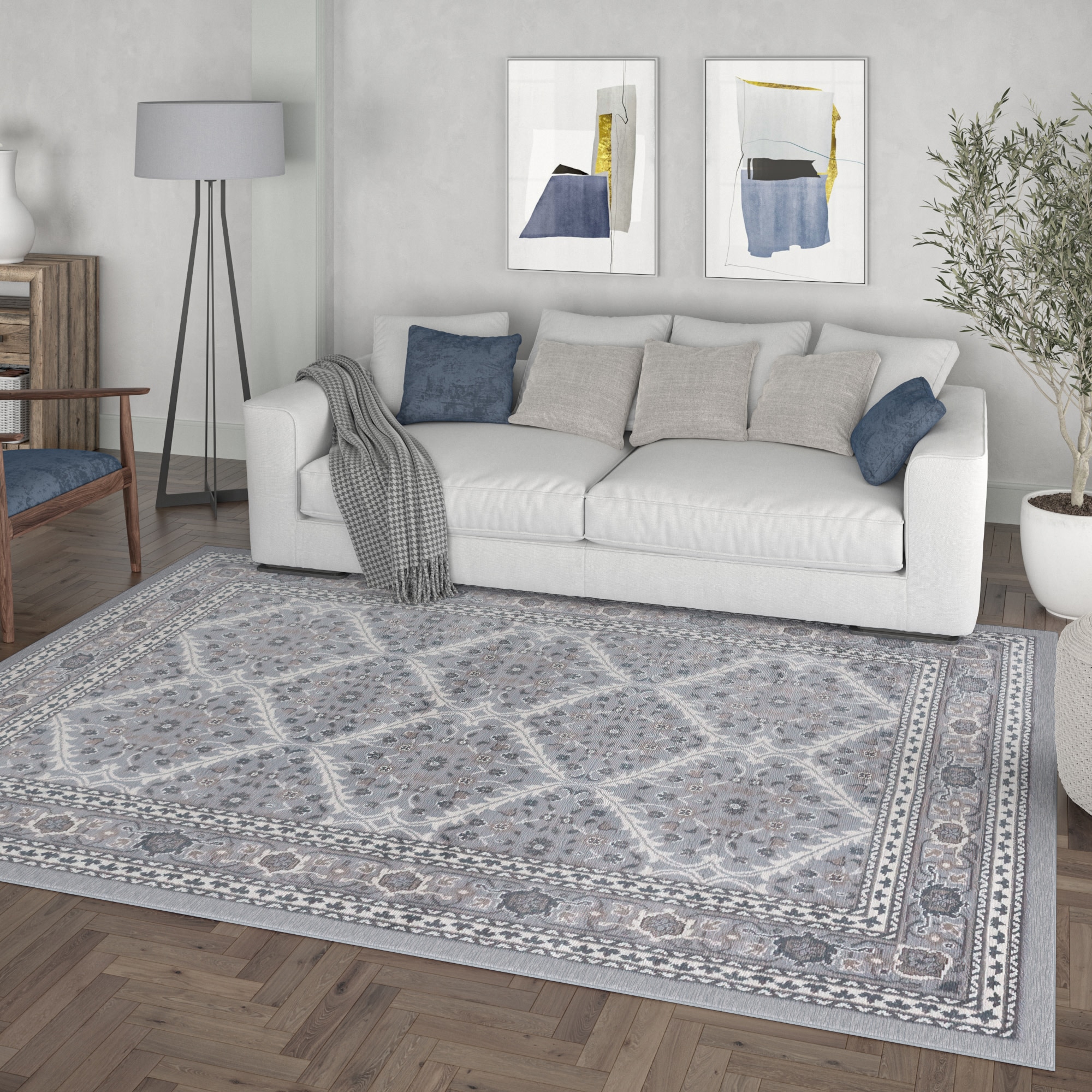 Tayse MDN3709 2X8 rugs - View #7