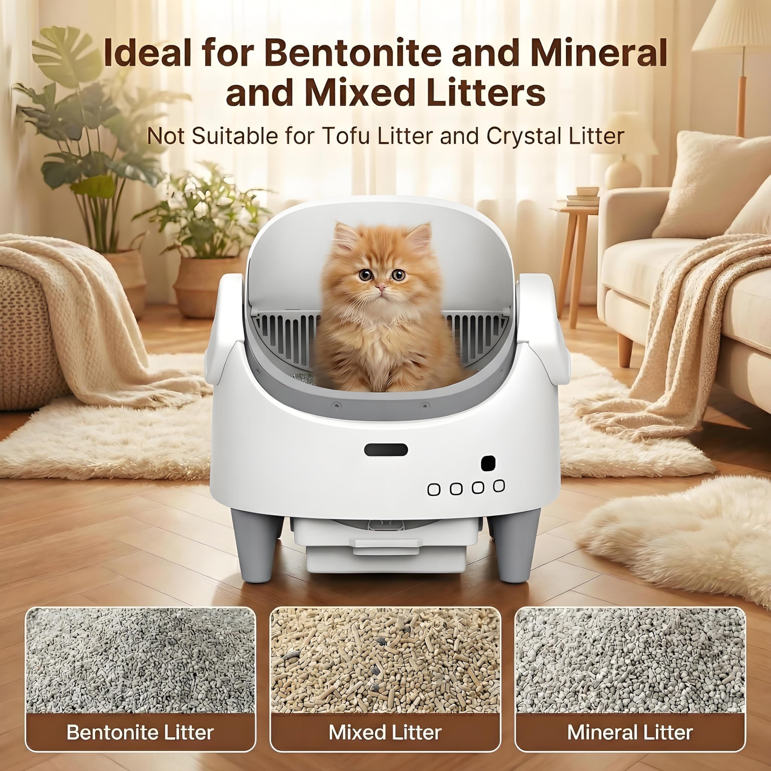 DEXSO BQA-AWM4TAXG0JPW Cat-Litter-Box - View #4