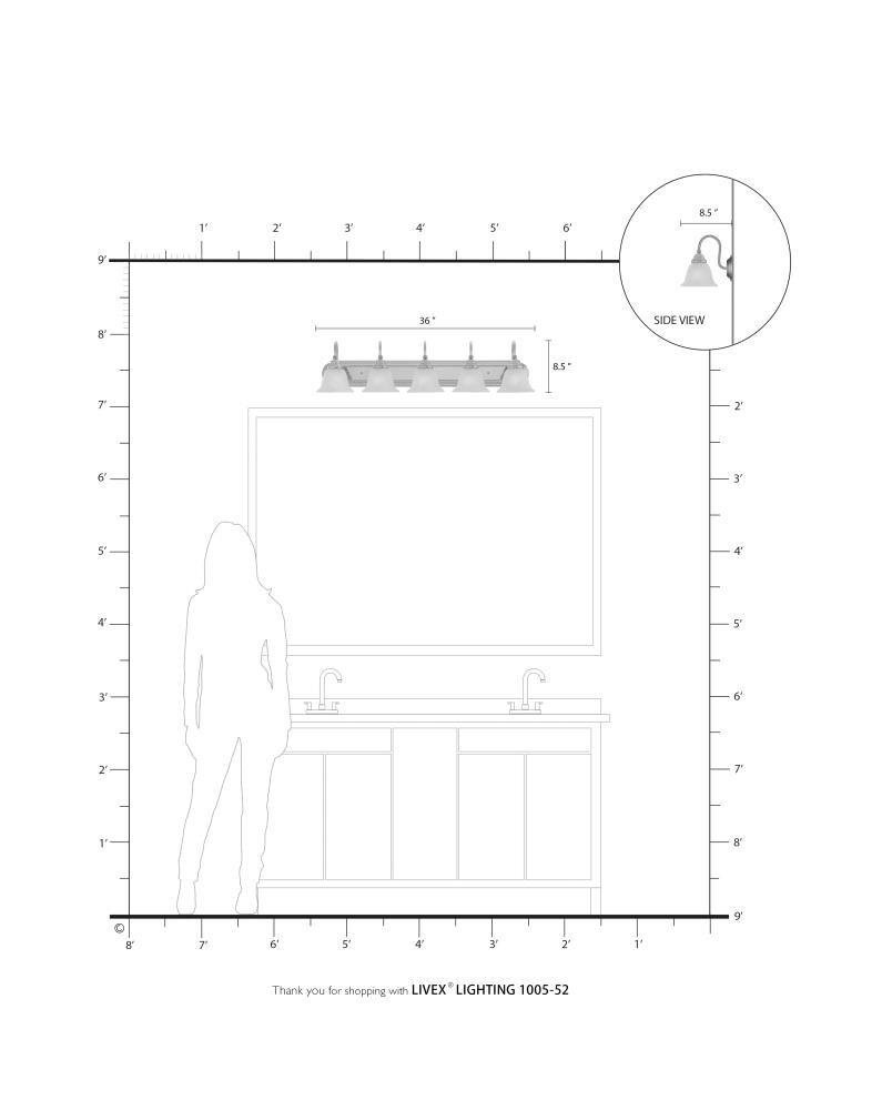 Livex Lighting 1005-25 b089995 - View #9
