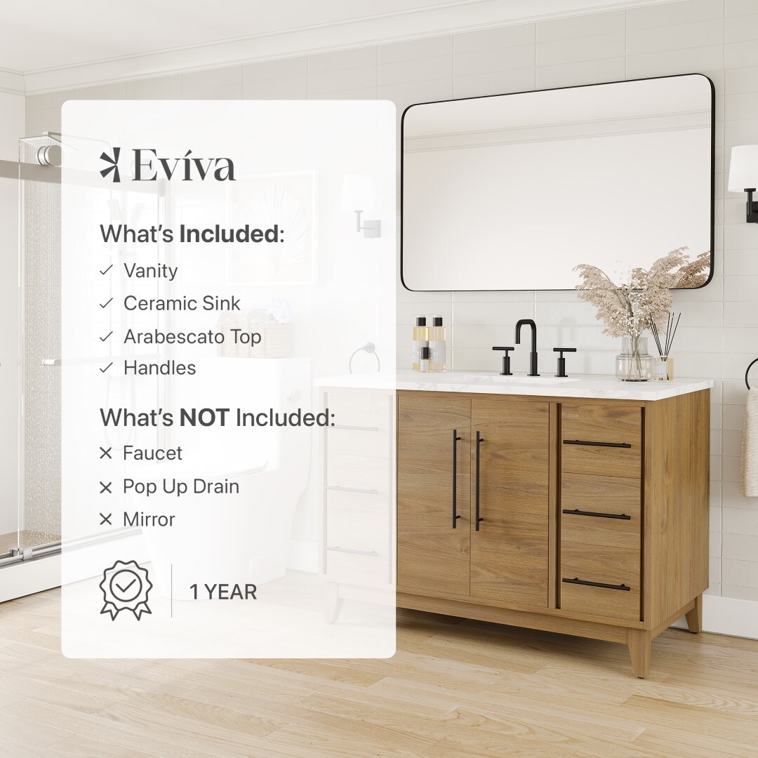 Eviva EVVN616-48OAK Bath-Vanity-Combo - View #10