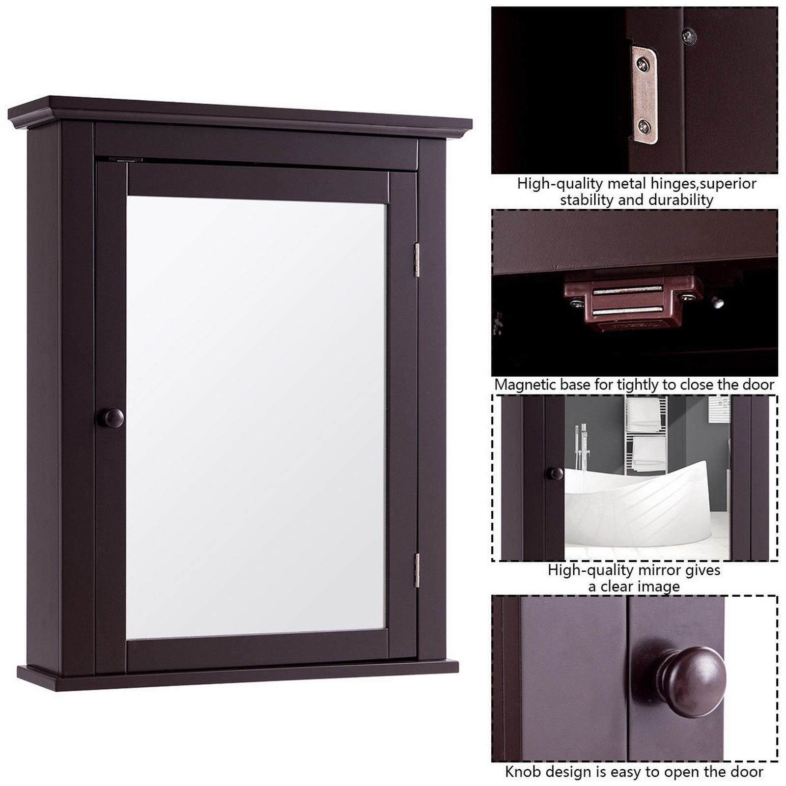 Forclover CTWE-59321BN Bathroom-Medicine-Cabinets - View #6