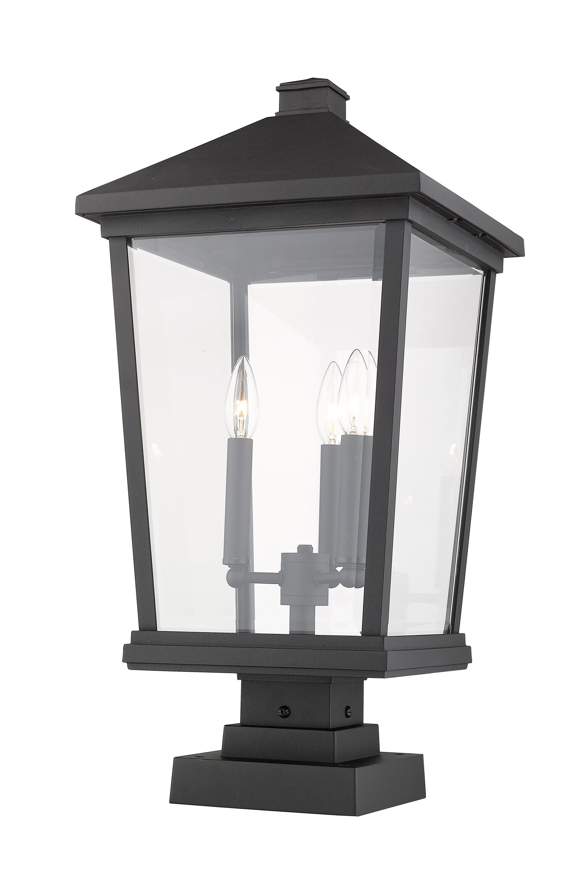 Z-Lite 568PHXLS-SQPM-BK Post-Lights - View #4