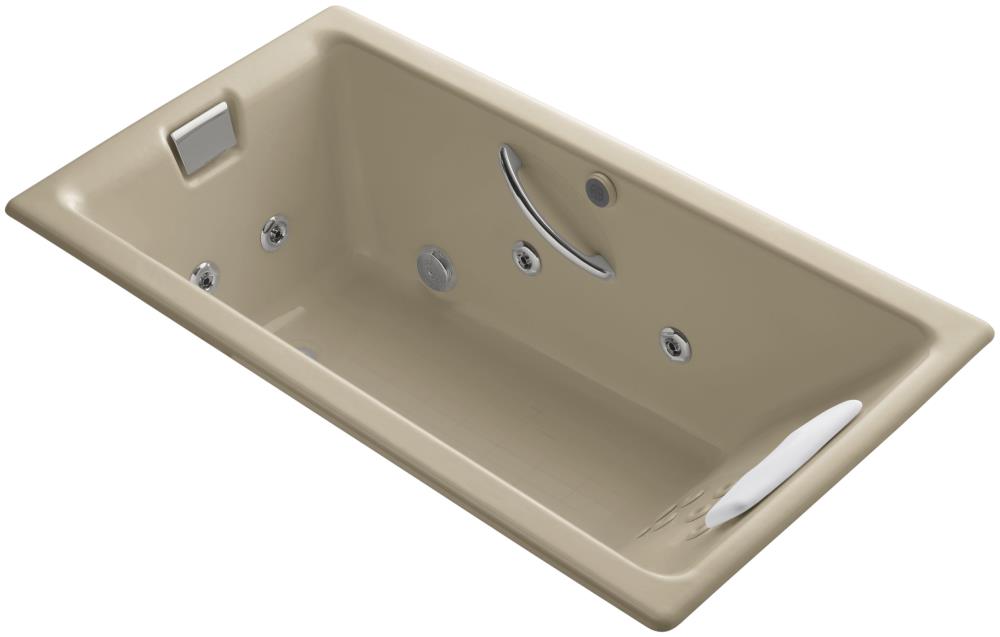 KOHLER TeaForTwo 36in x 66in Mexican Sand Cast Iron DropIn