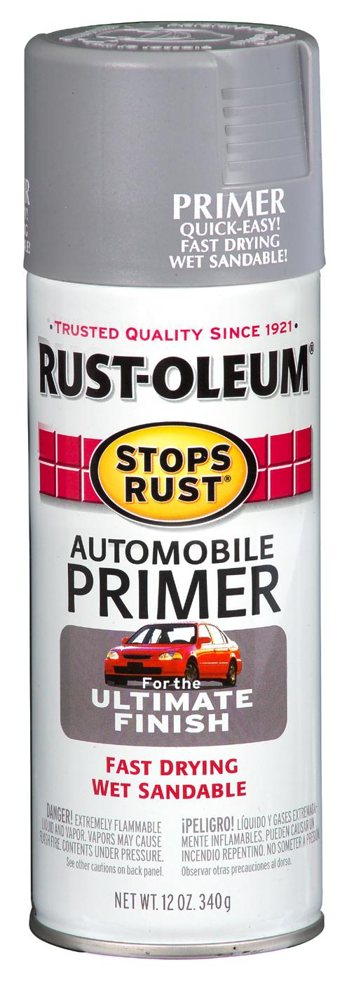 Rust-Oleum Stops Rust Light Gray 12 Oz. Spray Automotive Paint Primer