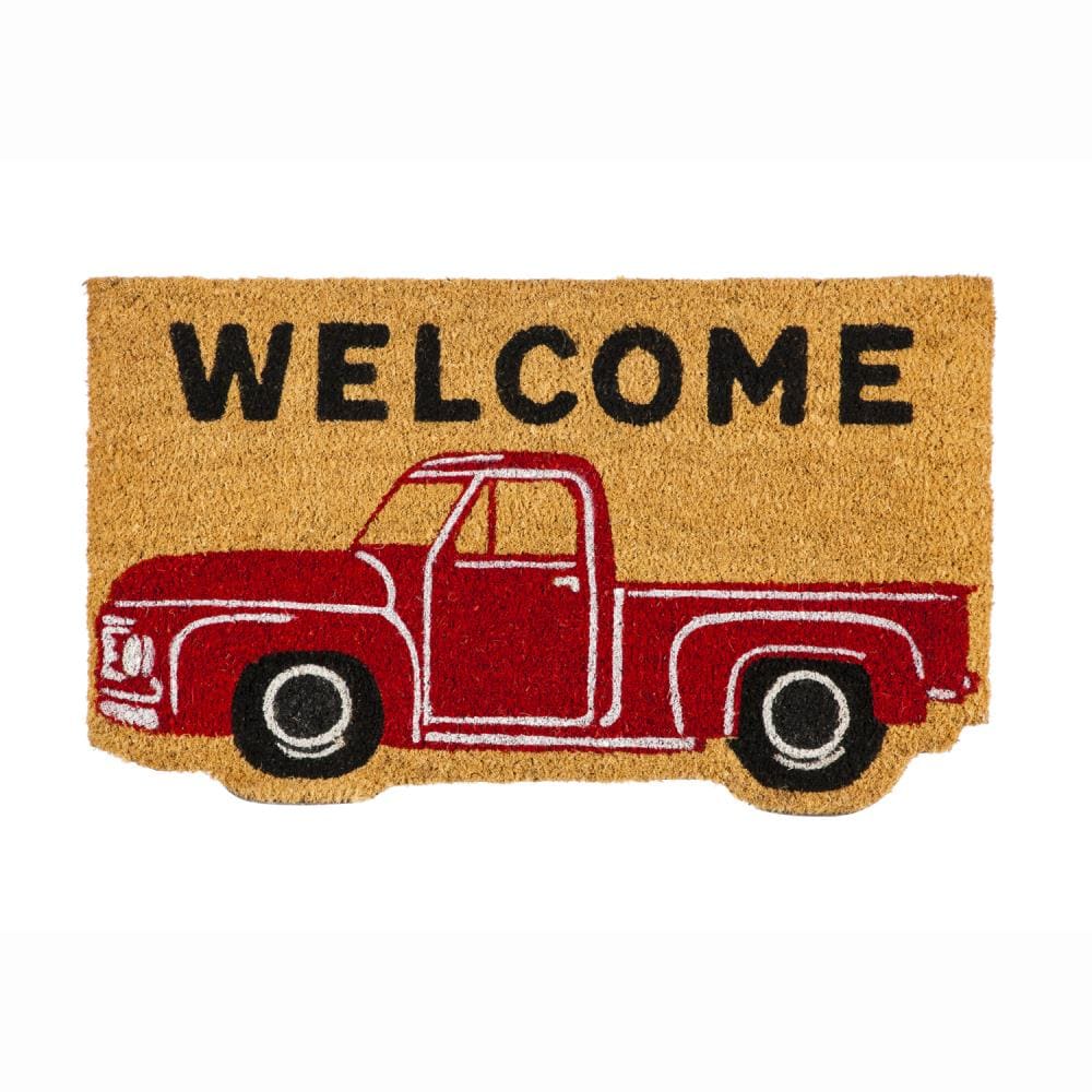 Evergreen 2RM606 2-ft x 3-ft Multi Coir Irregular Outdoor Decorative Welcome Door Mat