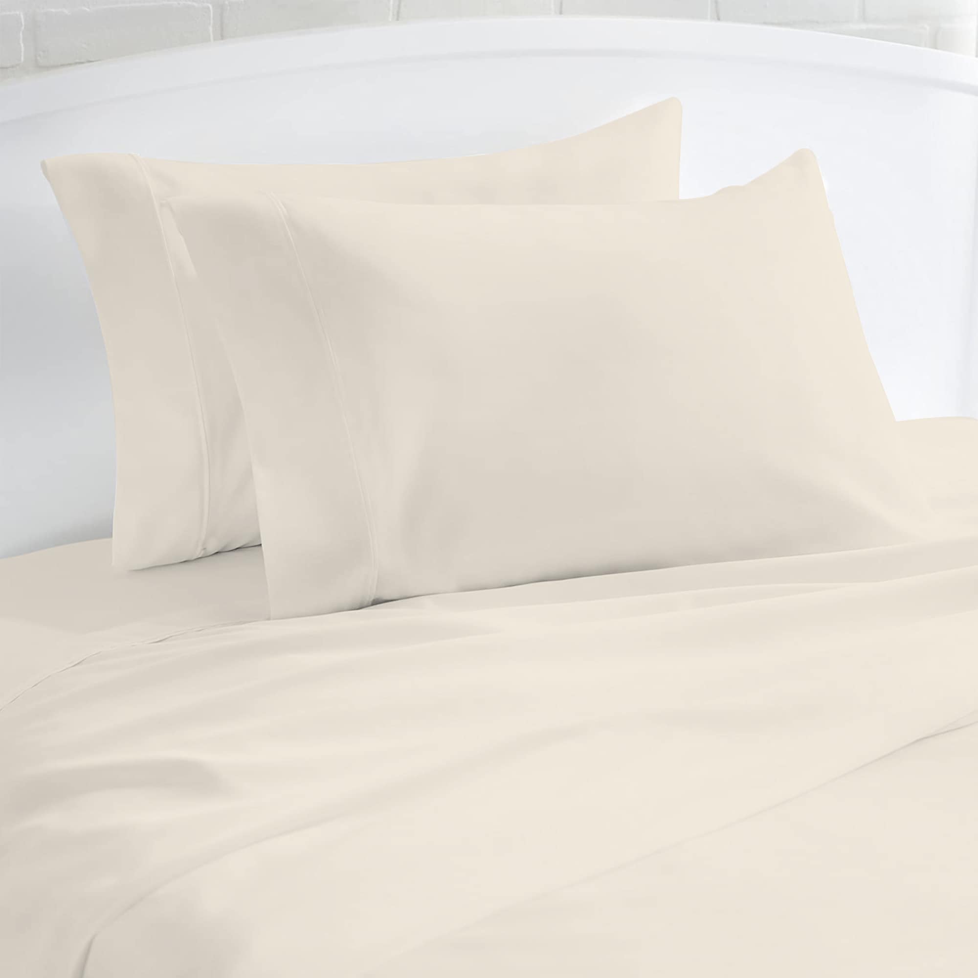 Aireolux 8903062036227 1000TC Pale Yellow King Cotton Pillow Case