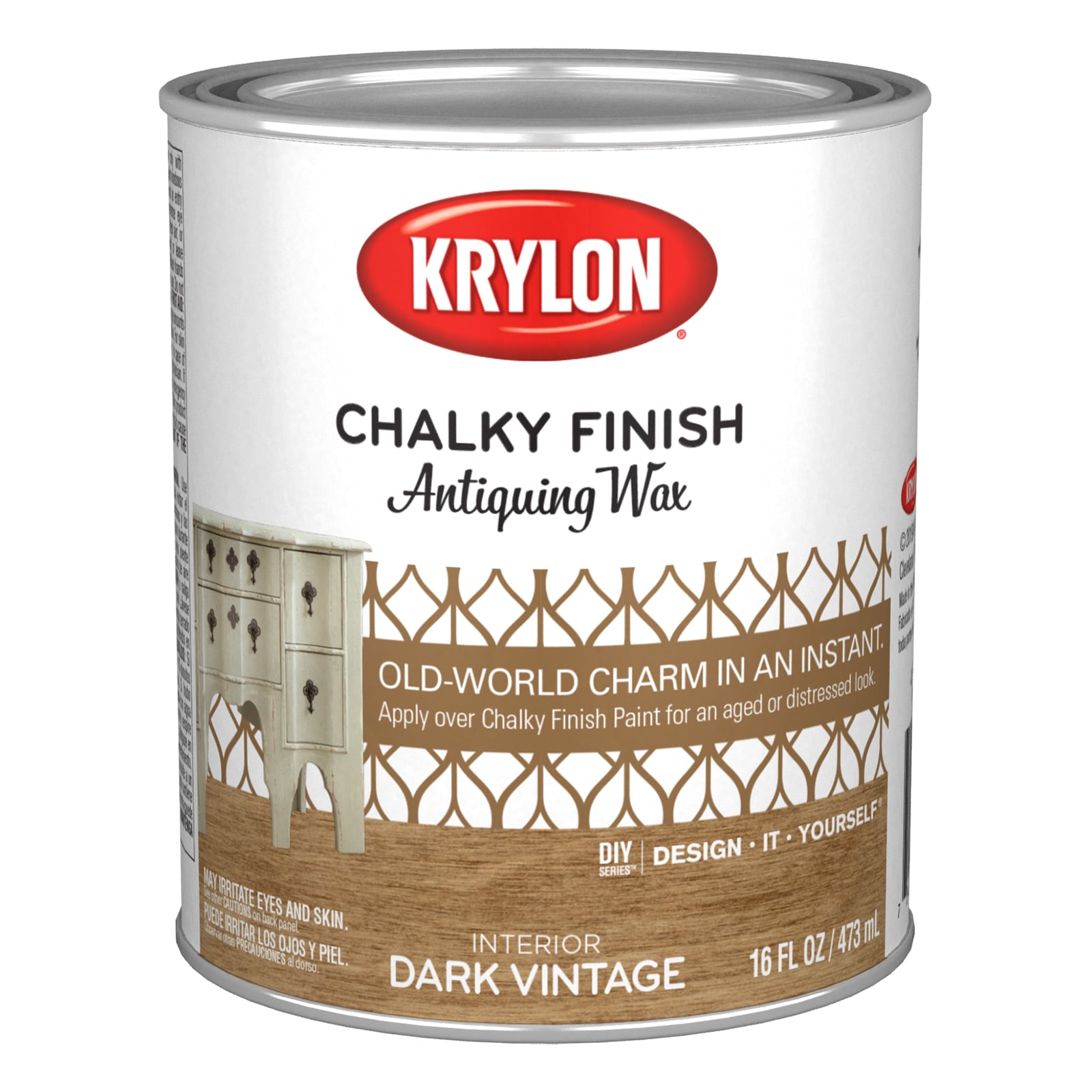 Rayher Finishing Spray Wax for Chalk Paint, Clear Chalky Finish