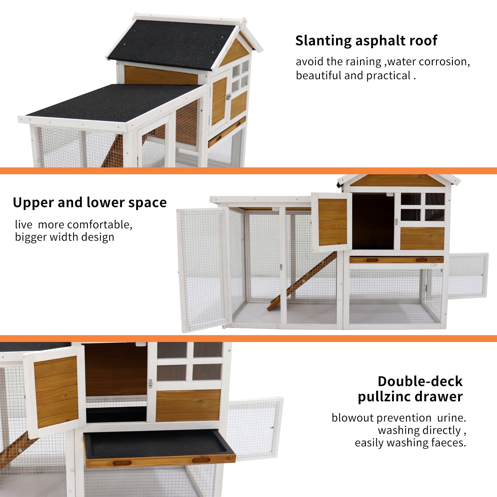 Siavonce XH68929 Chicken-Coops-Rabbit-Hutches - View #5