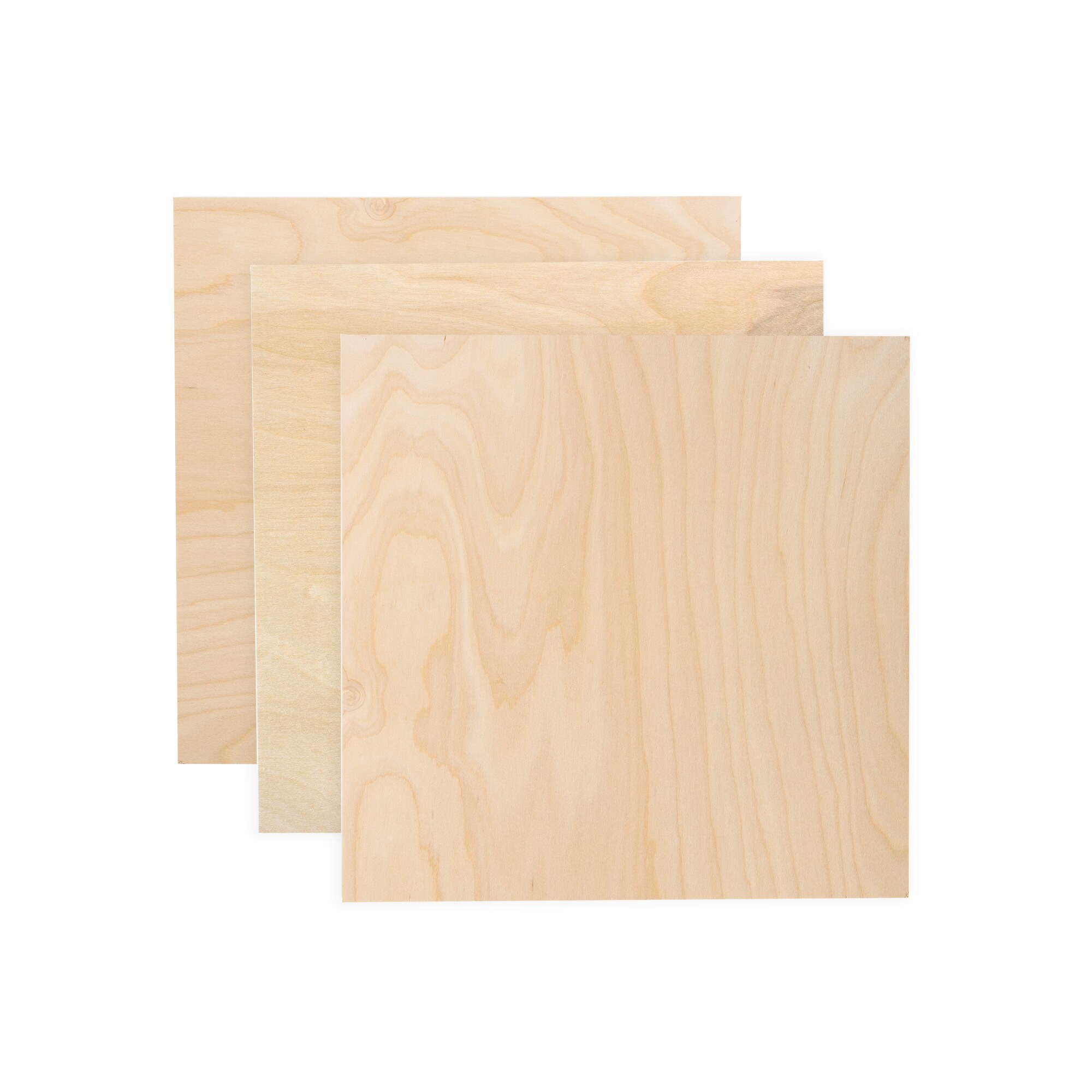 Walnut Hollow 495080 Brown Wood Square Medium 3-Pack
