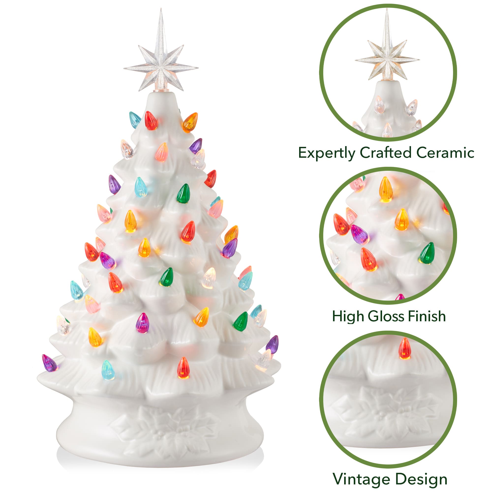 Casafield SZN-TR-949-WHT Artificial-Christmas-Trees - View #3