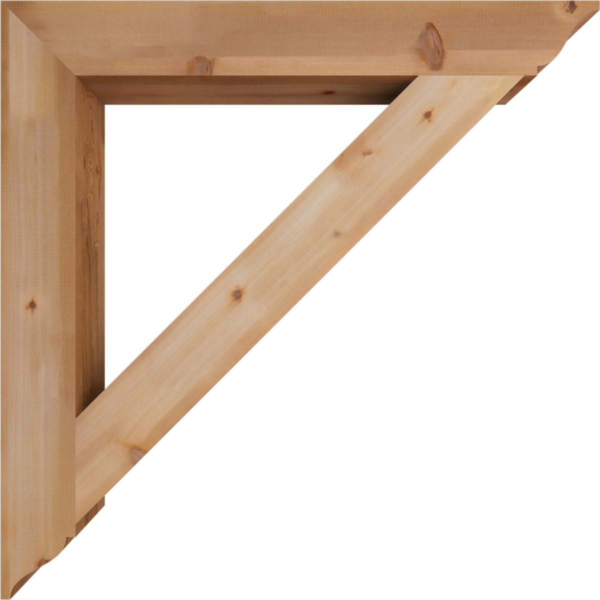 Ekena Millwork BKT06X48X48TRA01SWR Exterior-Brackets-Braces - View #3