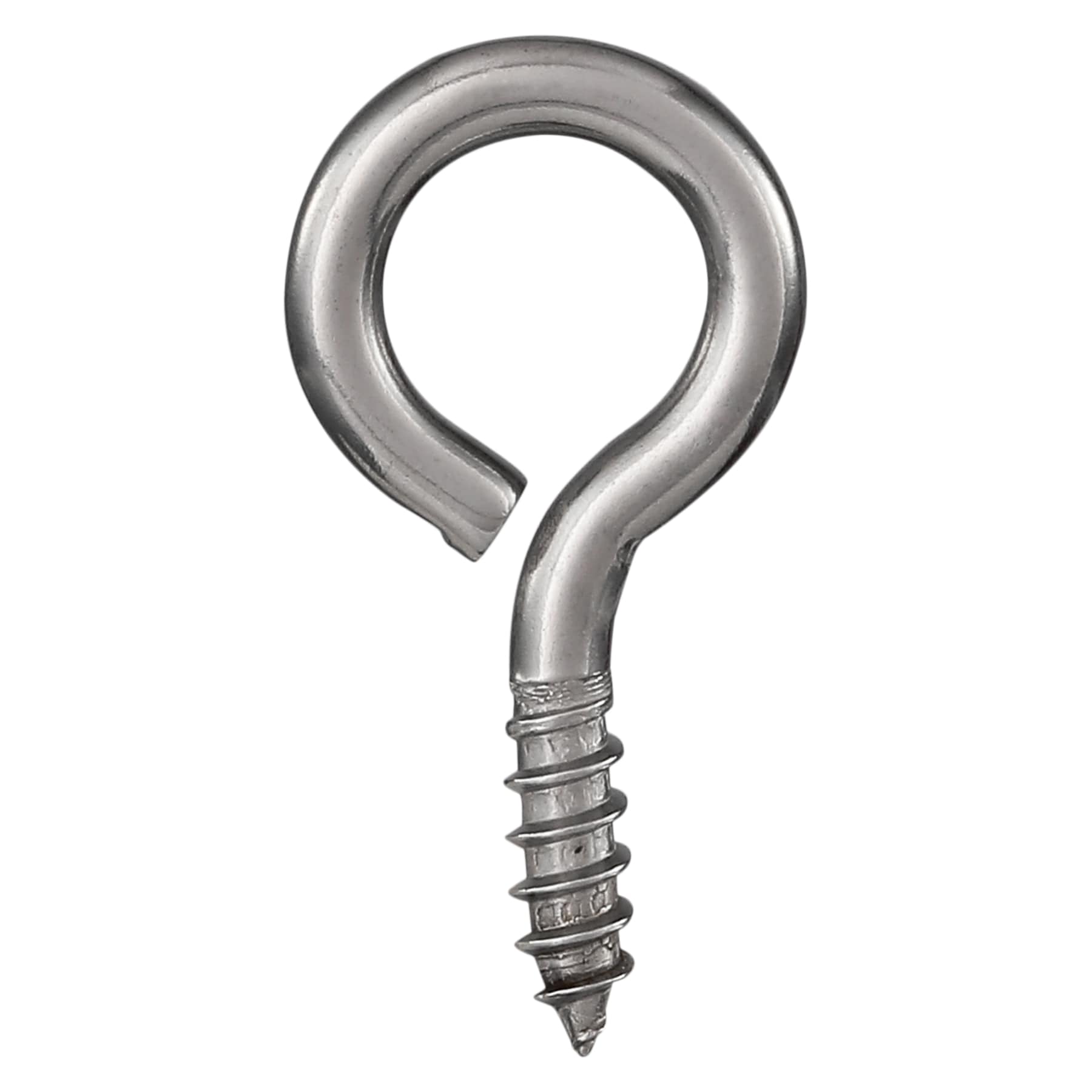 National Hardware #8 5/8-in x 1-3/4-in Stainless Interior/Exterior Coarse Thread Eye Bolt (2-Count) Stainless Steel | N100-196