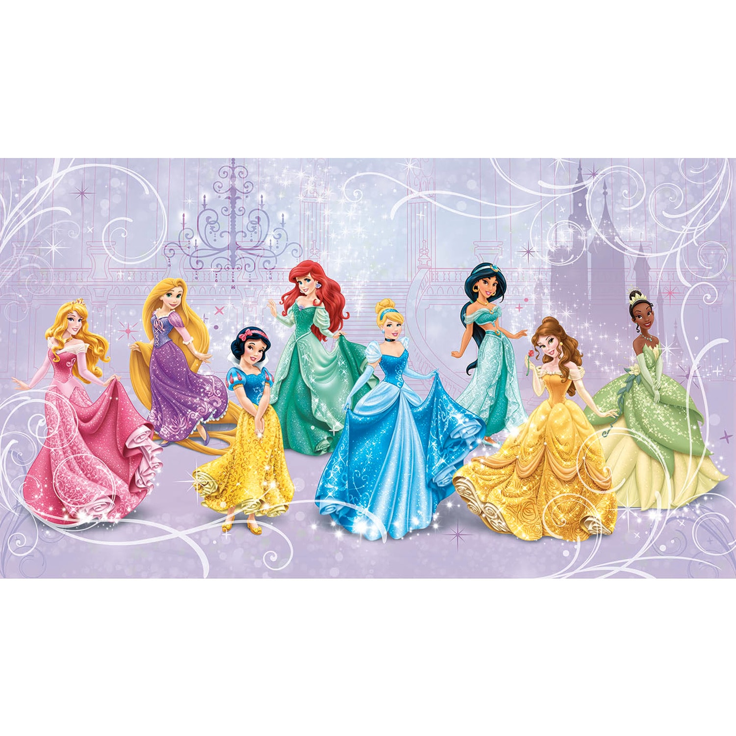 RoomMates JL1280M Disney Princess Royal Debut Wall Mural