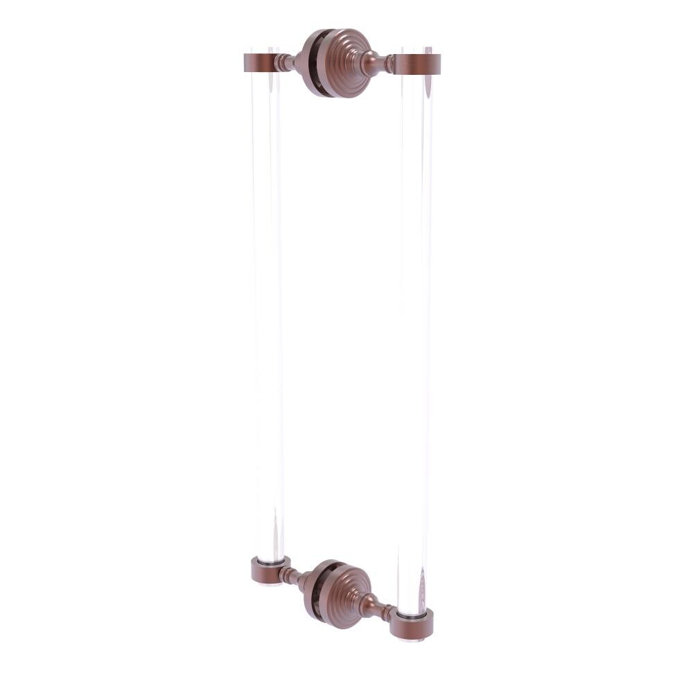 Allied Brass PG-406-18BB-CA Antique copper 18-Inches Hinged shower door Handle