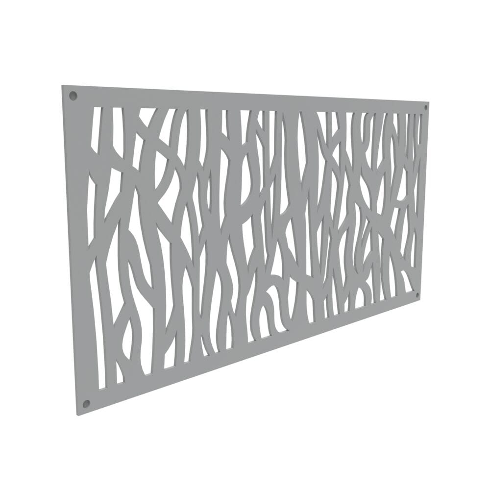 Decorative Screen Panel by Duralife - White - Sprig